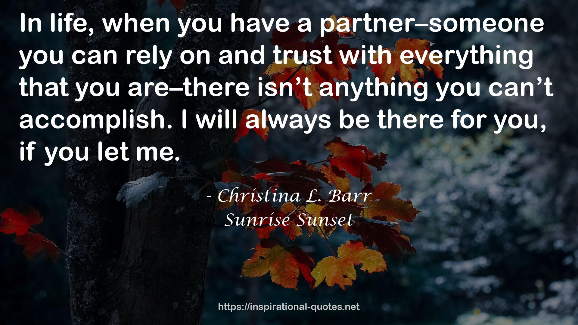 Christina L. Barr QUOTES