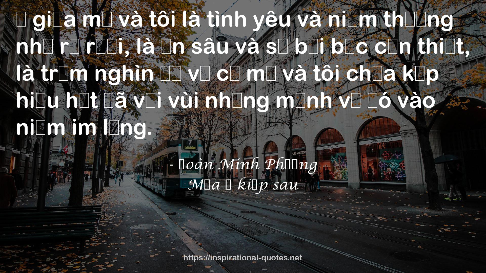 Mưa ở kiếp sau QUOTES