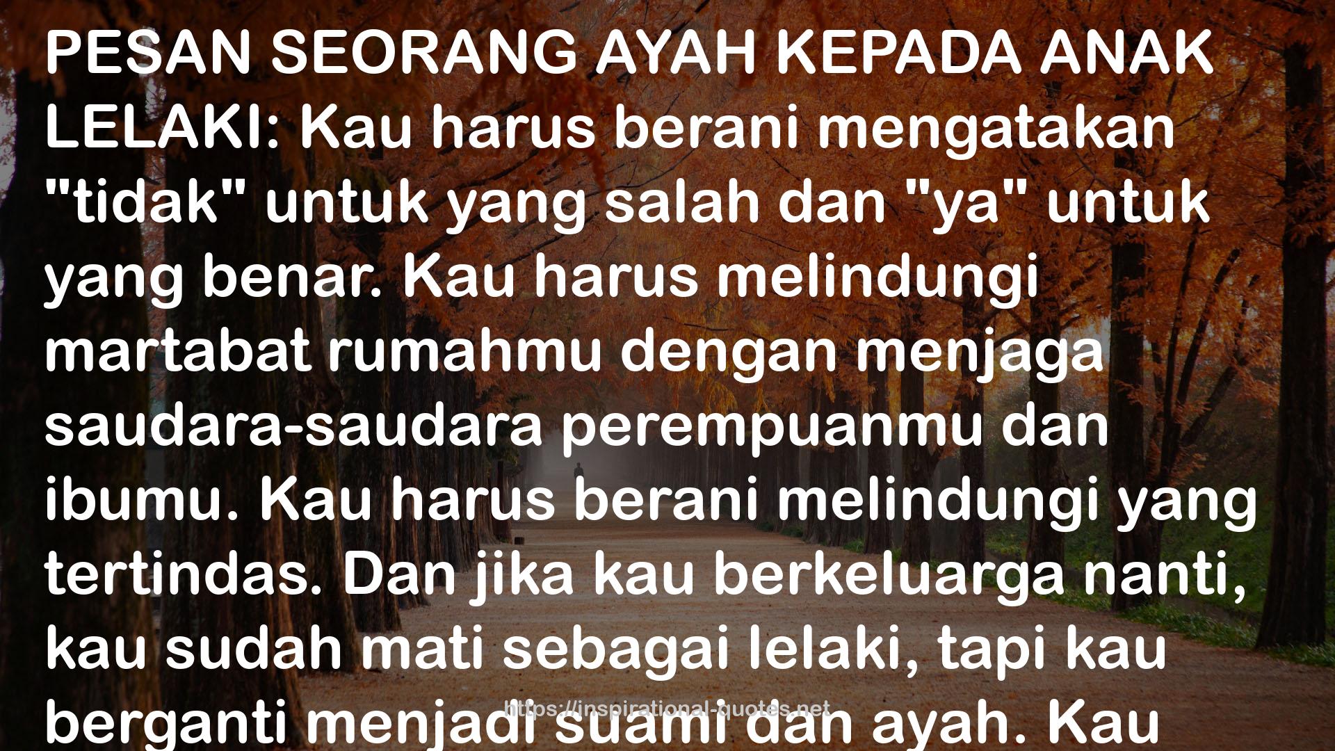 Aku, Anak Matahari: Sebuah Memoar Pendidikan Keluarga yang Impresif QUOTES