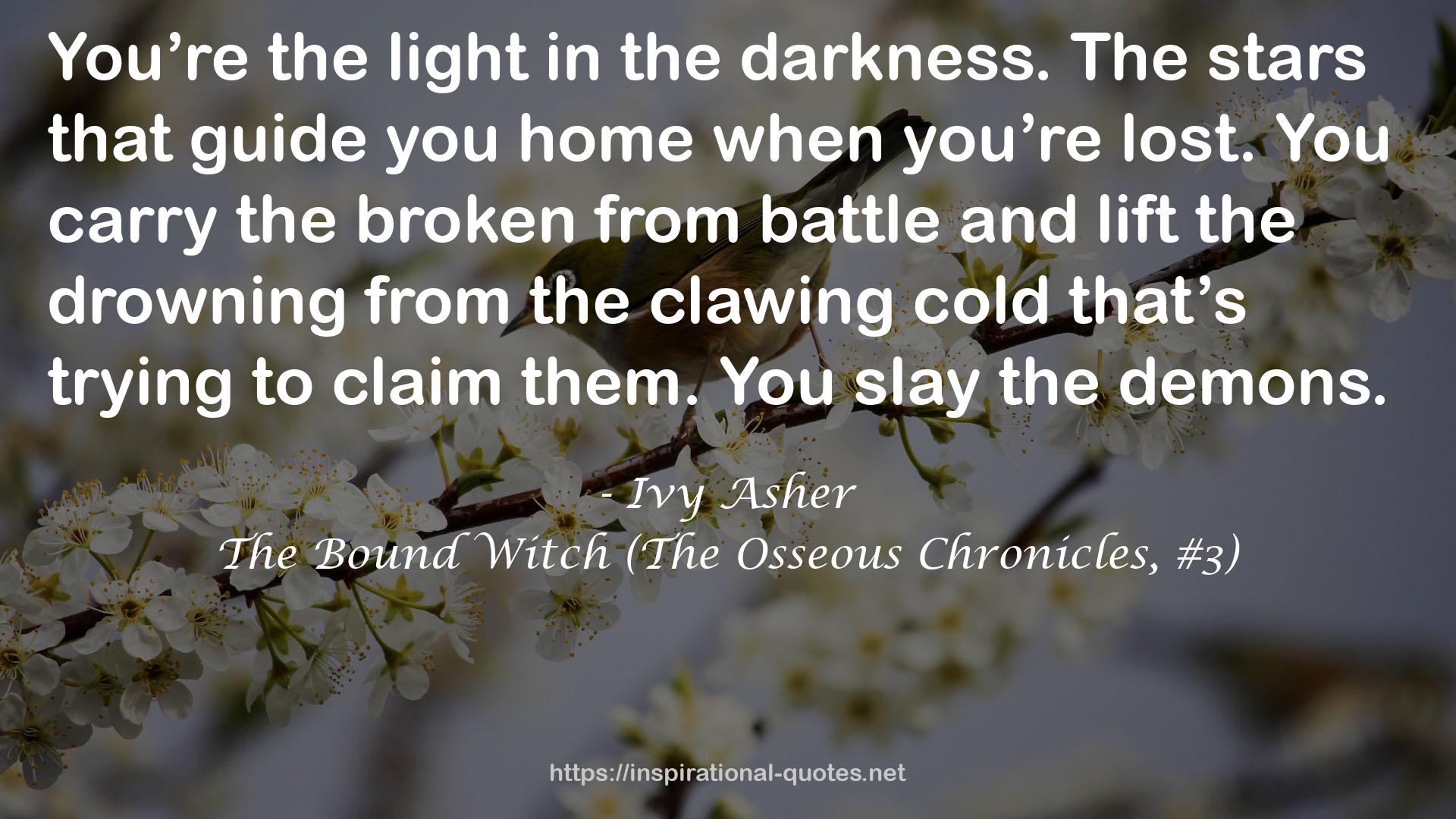 The Bound Witch (The Osseous Chronicles, #3) QUOTES
