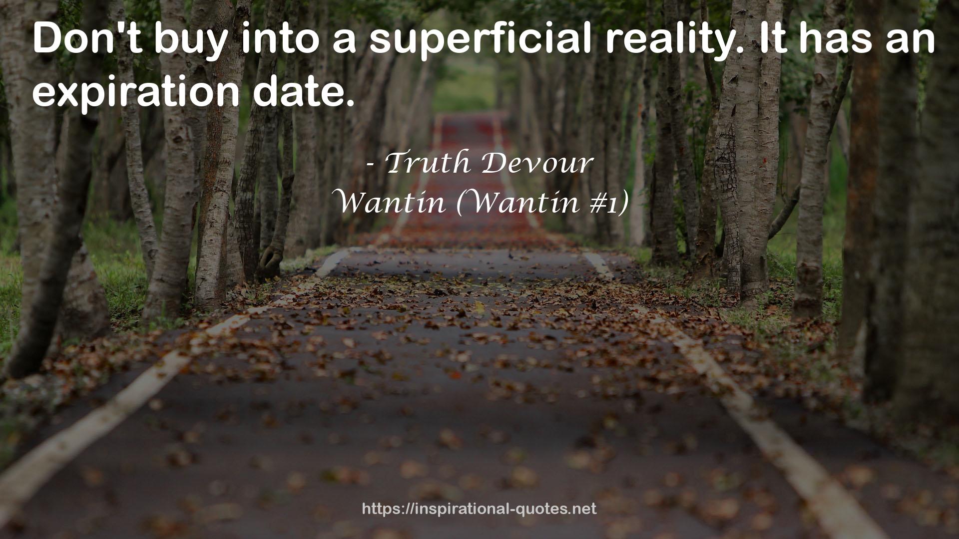 Wantin (Wantin #1) QUOTES