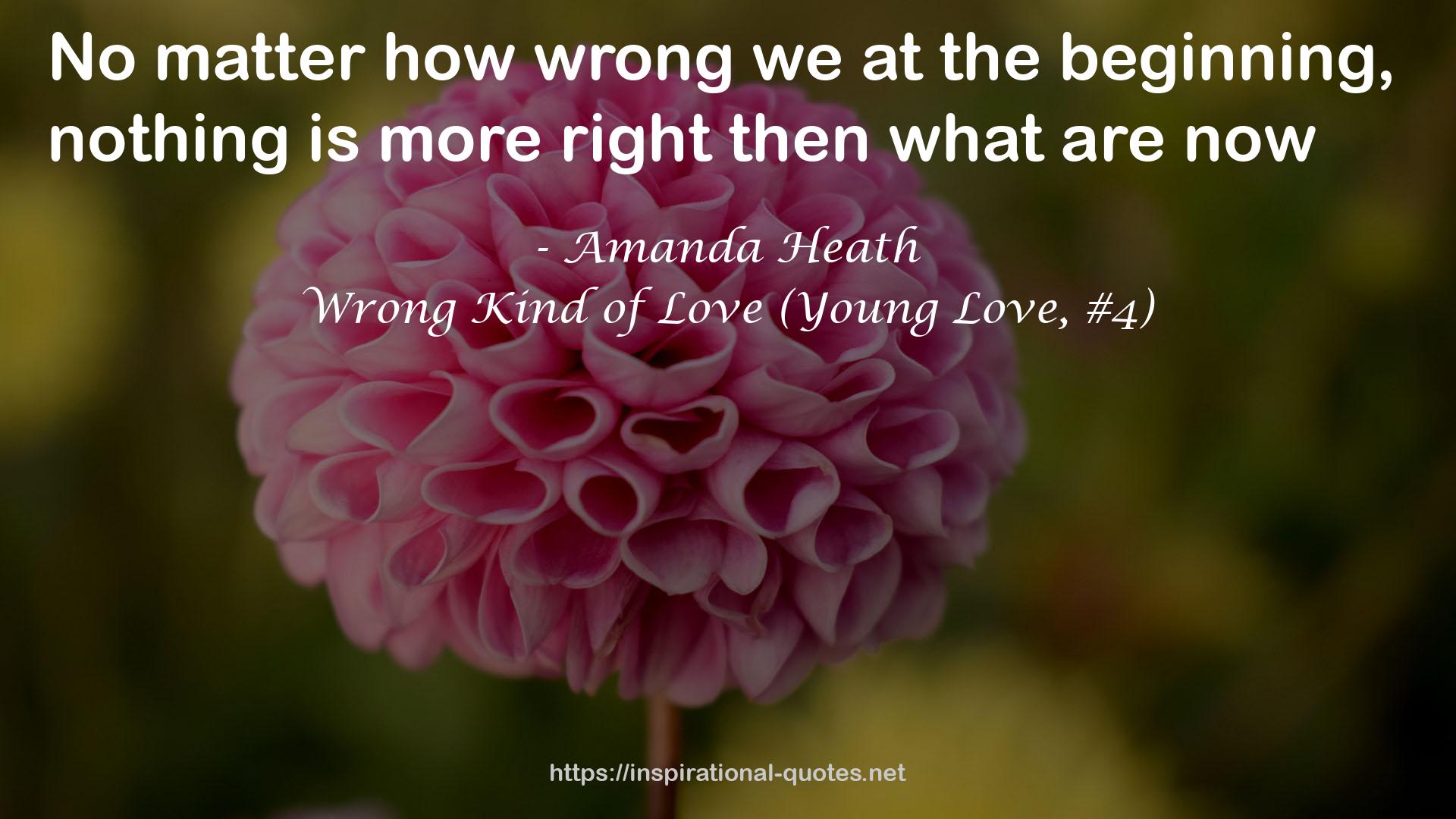 Wrong Kind of Love (Young Love, #4) QUOTES