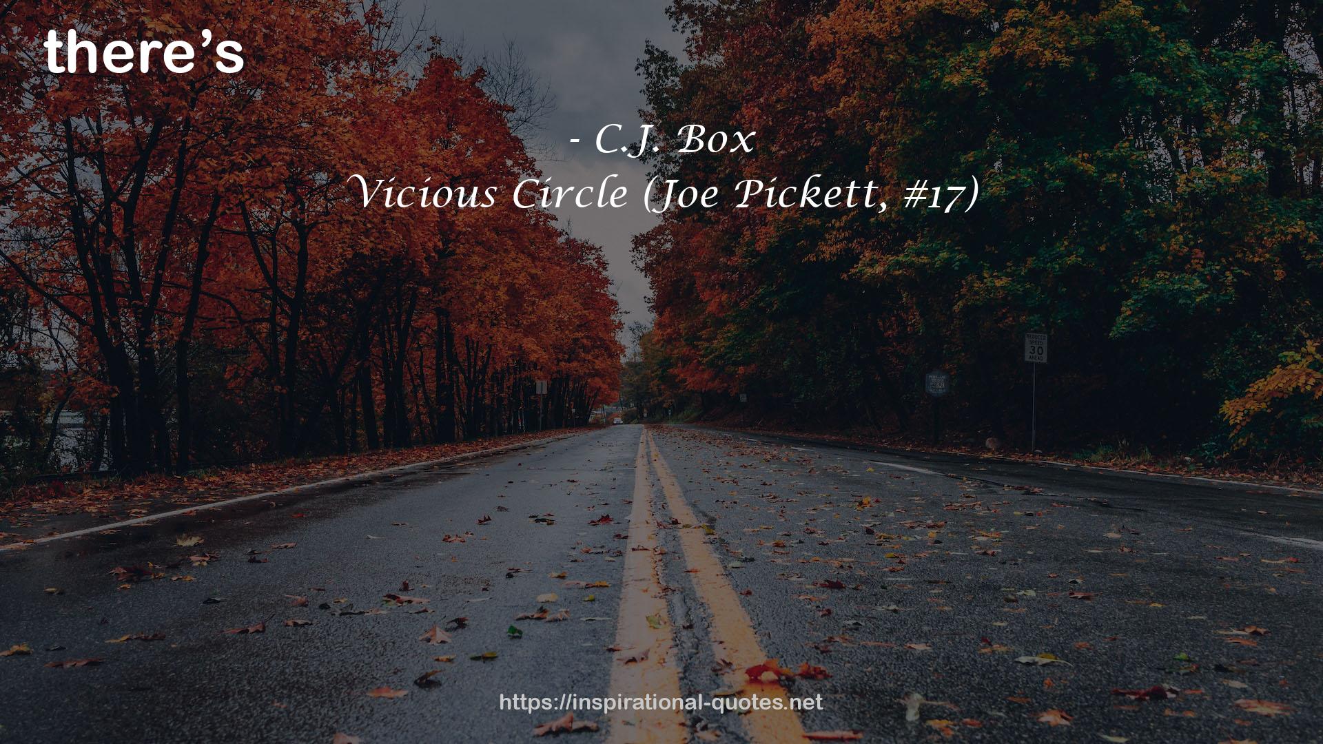 Vicious Circle (Joe Pickett, #17) QUOTES