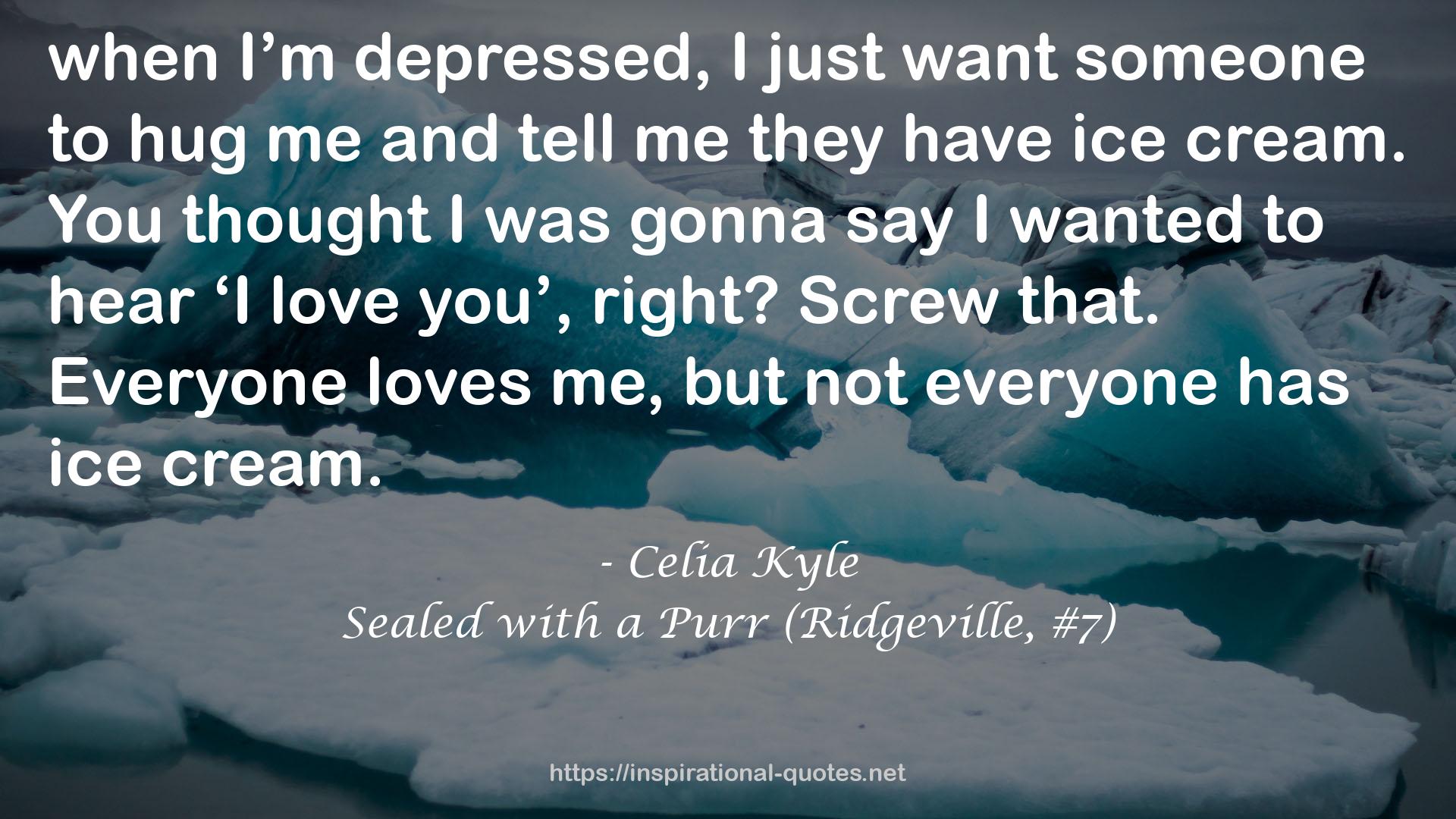 Sealed with a Purr (Ridgeville, #7) QUOTES