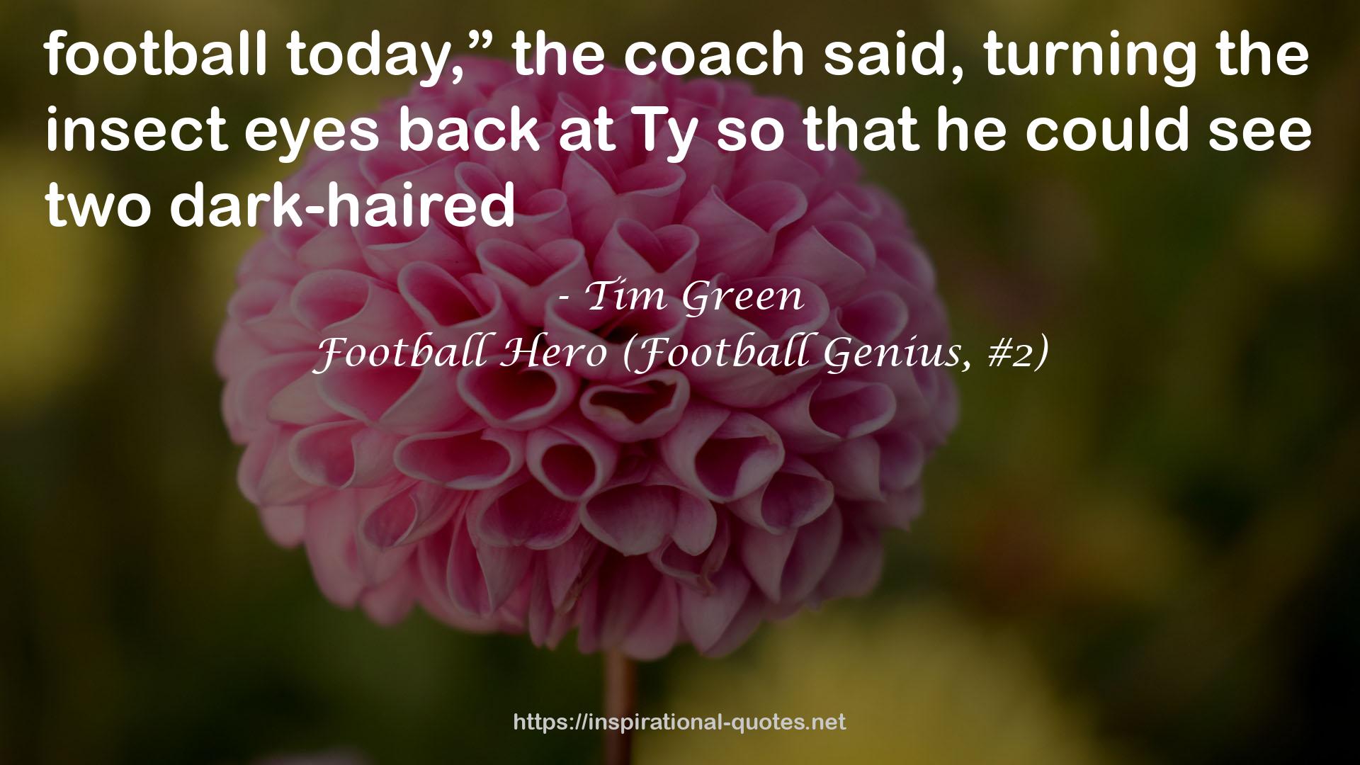 Football Hero (Football Genius, #2) QUOTES