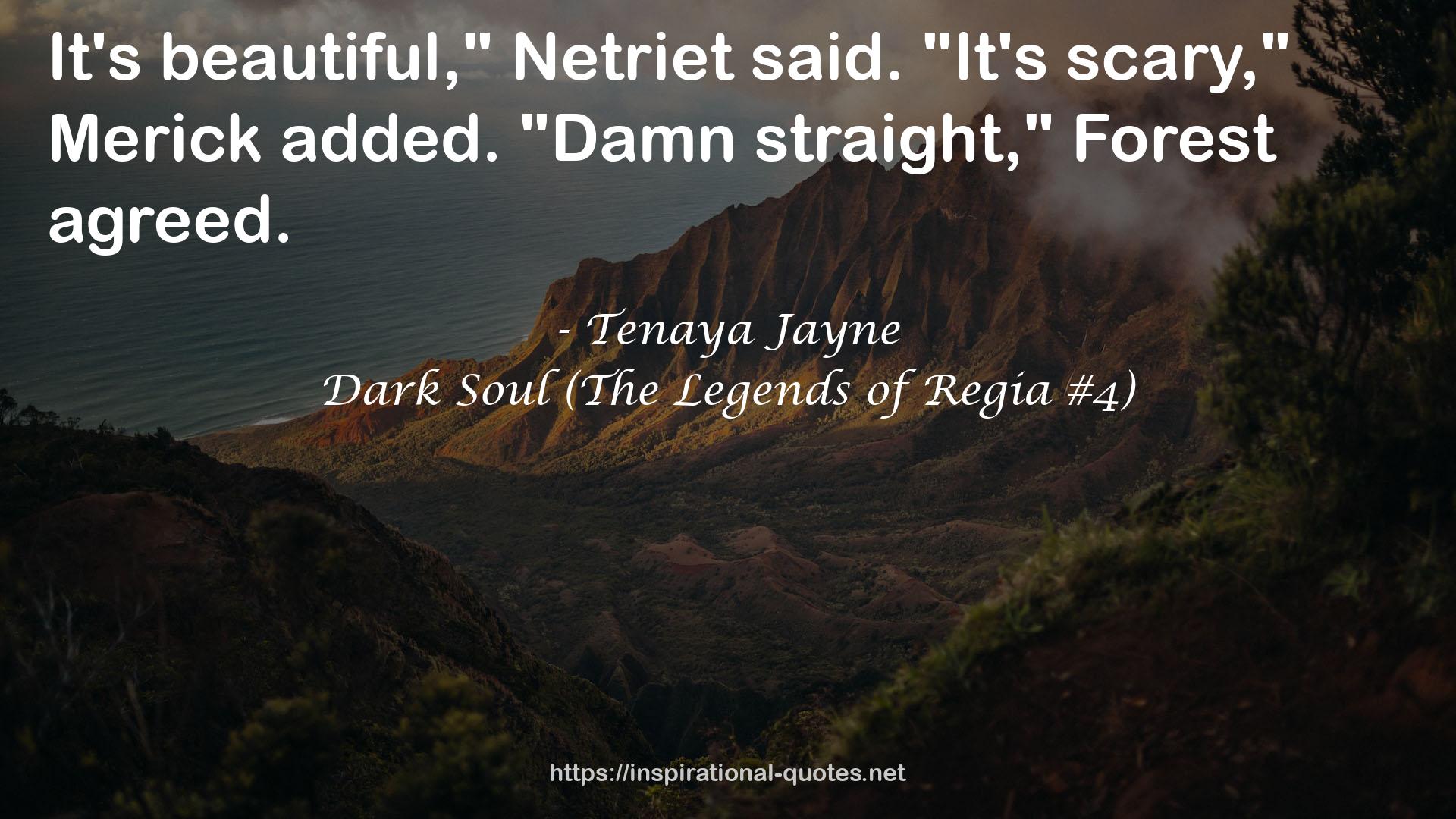 Dark Soul (The Legends of Regia #4) QUOTES