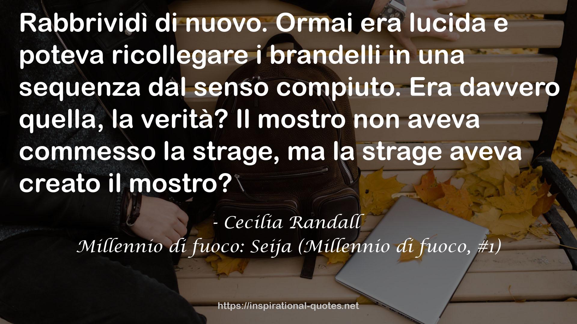 Millennio di fuoco: Seija (Millennio di fuoco, #1) QUOTES