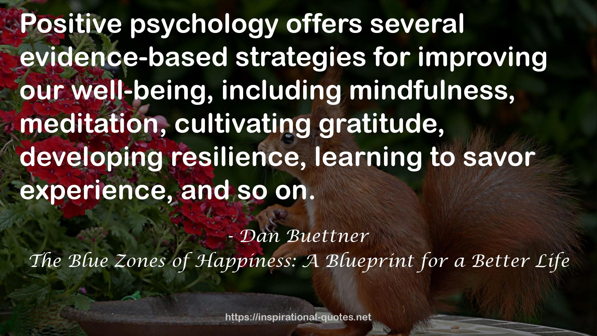 The Blue Zones of Happiness: A Blueprint for a Better Life QUOTES