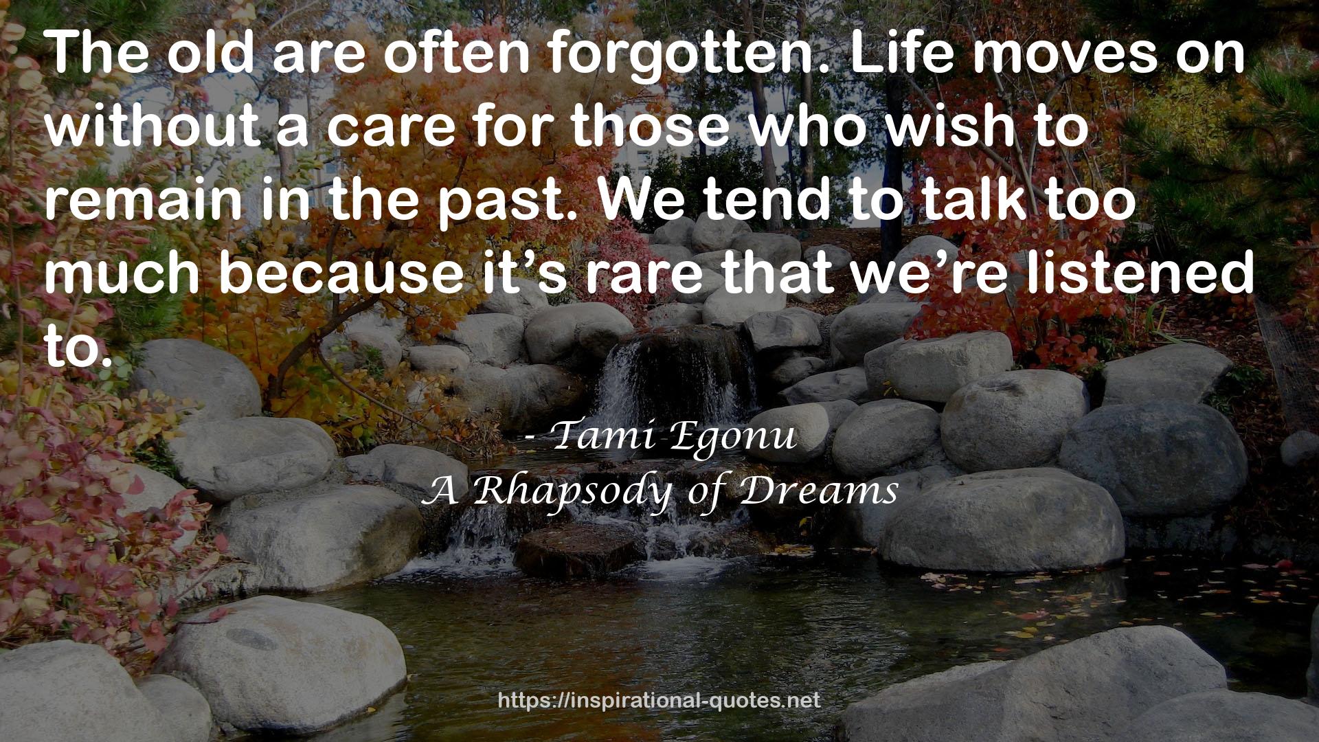 A Rhapsody of Dreams QUOTES