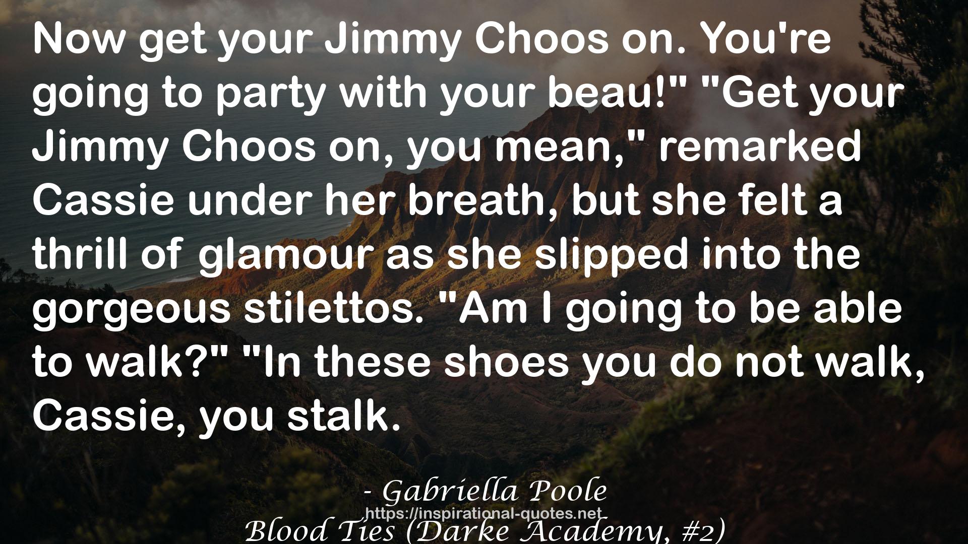 Blood Ties (Darke Academy, #2) QUOTES