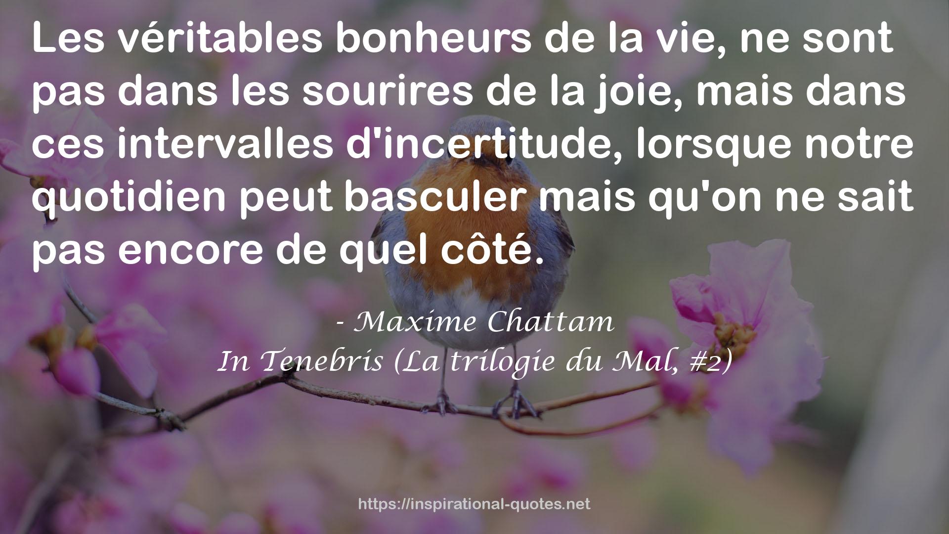 In Tenebris (La trilogie du Mal, #2) QUOTES