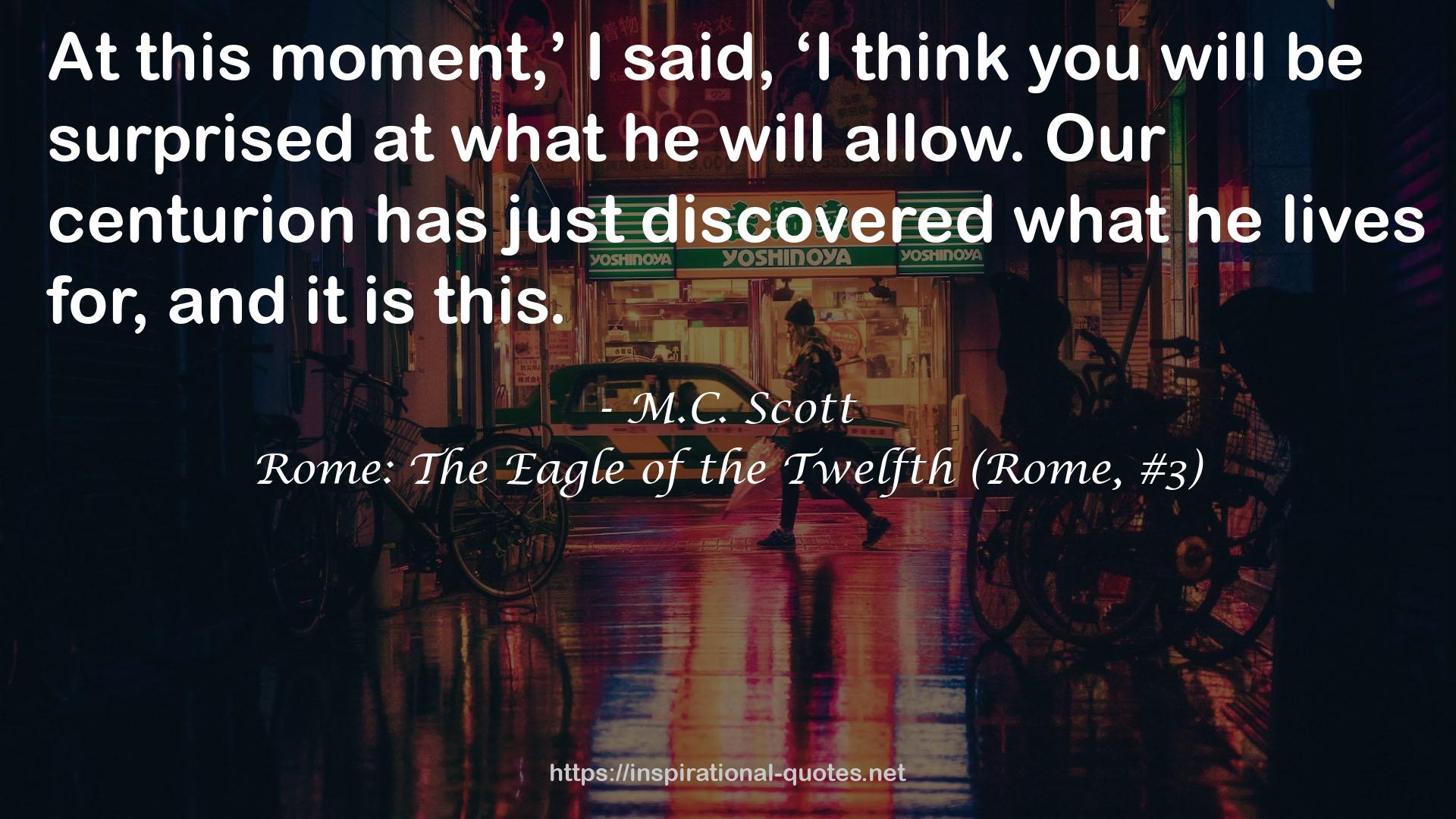 M.C. Scott QUOTES