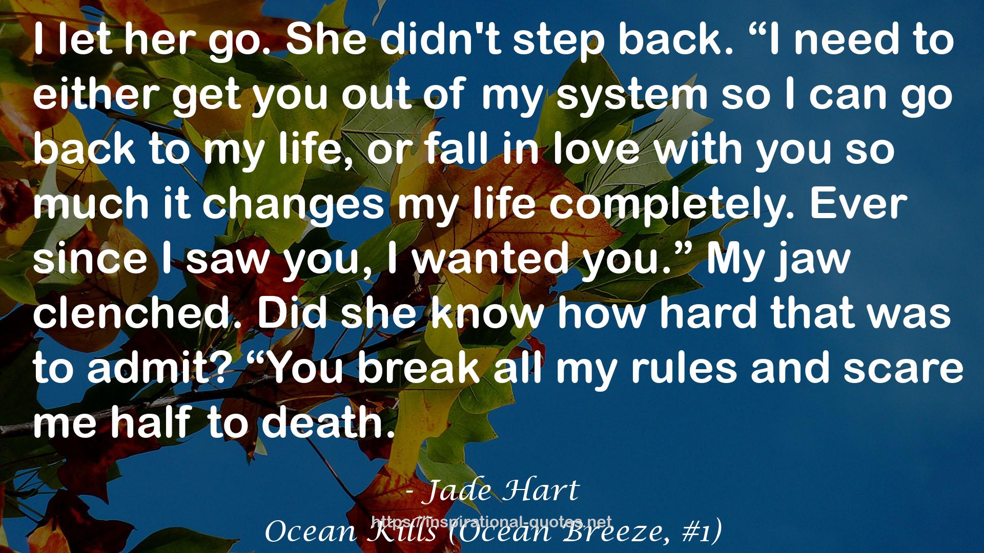 Ocean Kills (Ocean Breeze, #1) QUOTES