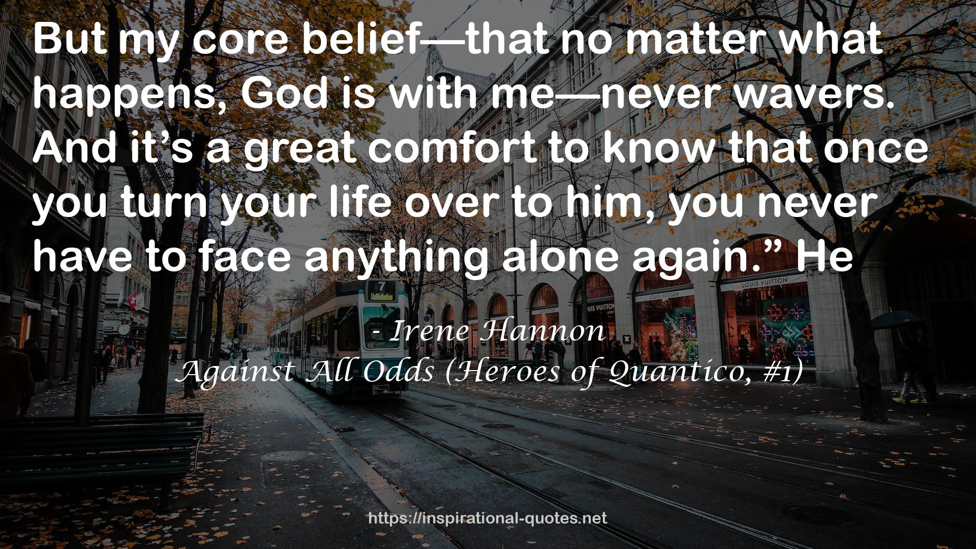 Against All Odds (Heroes of Quantico, #1) QUOTES