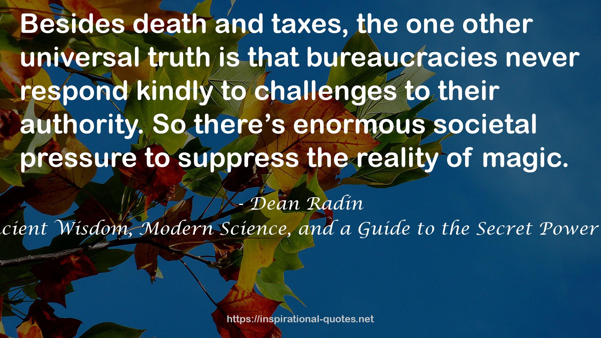 Dean Radin QUOTES