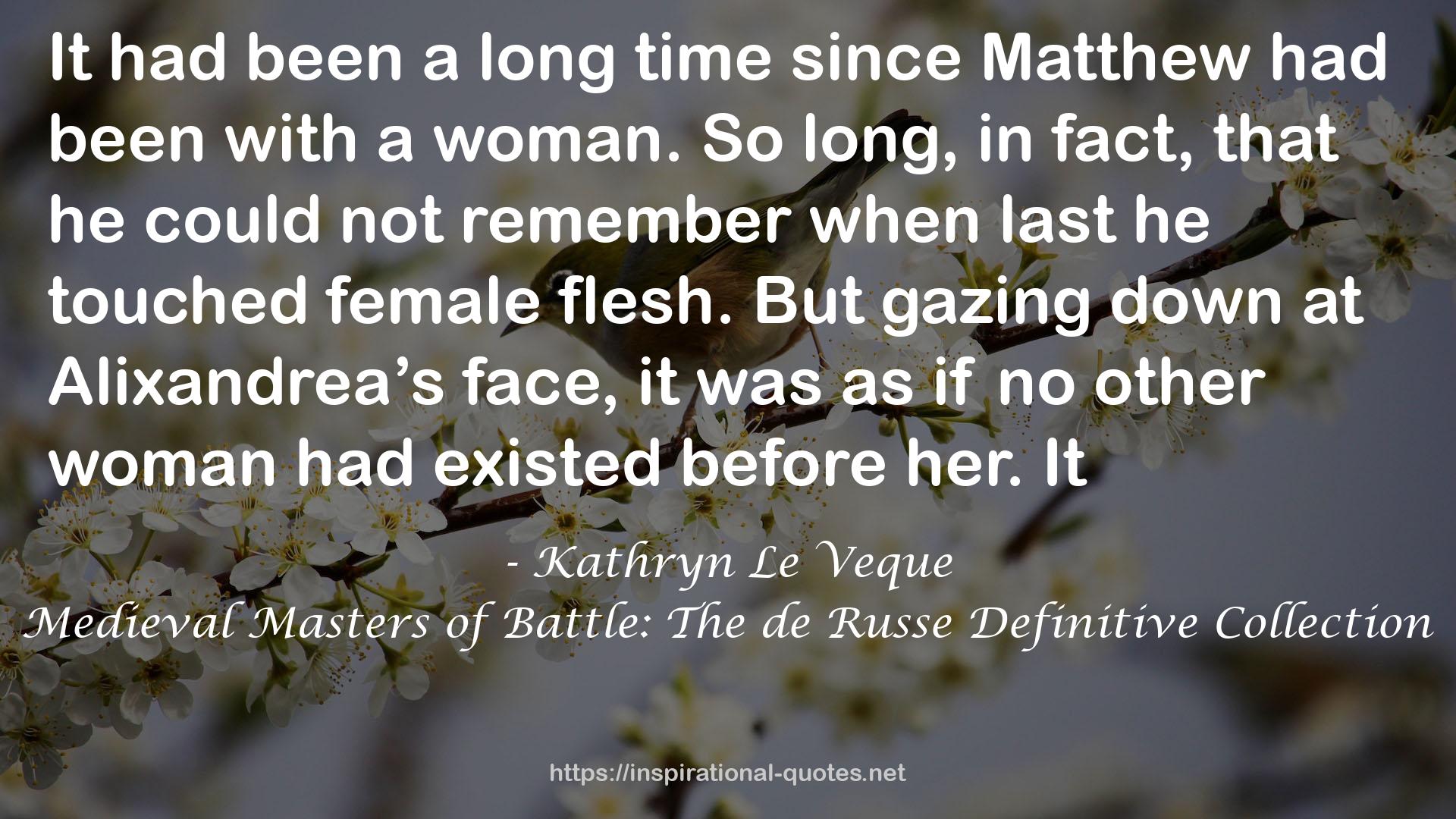 Medieval Masters of Battle: The de Russe Definitive Collection QUOTES