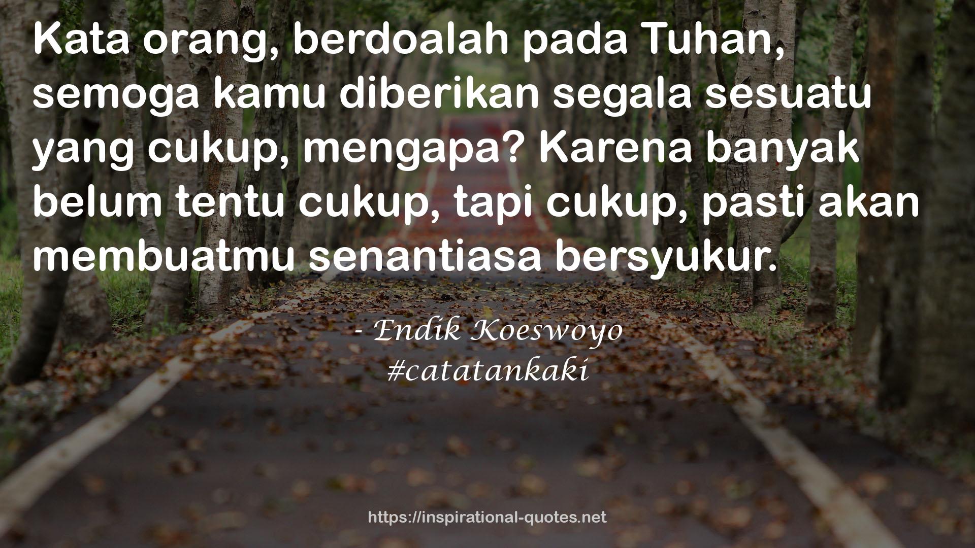 #catatankaki QUOTES