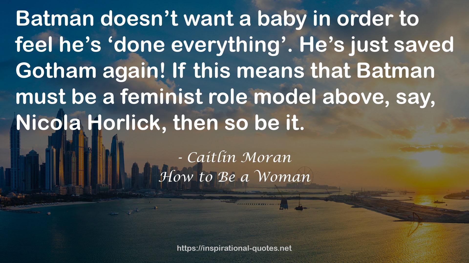 a feminist role model  QUOTES