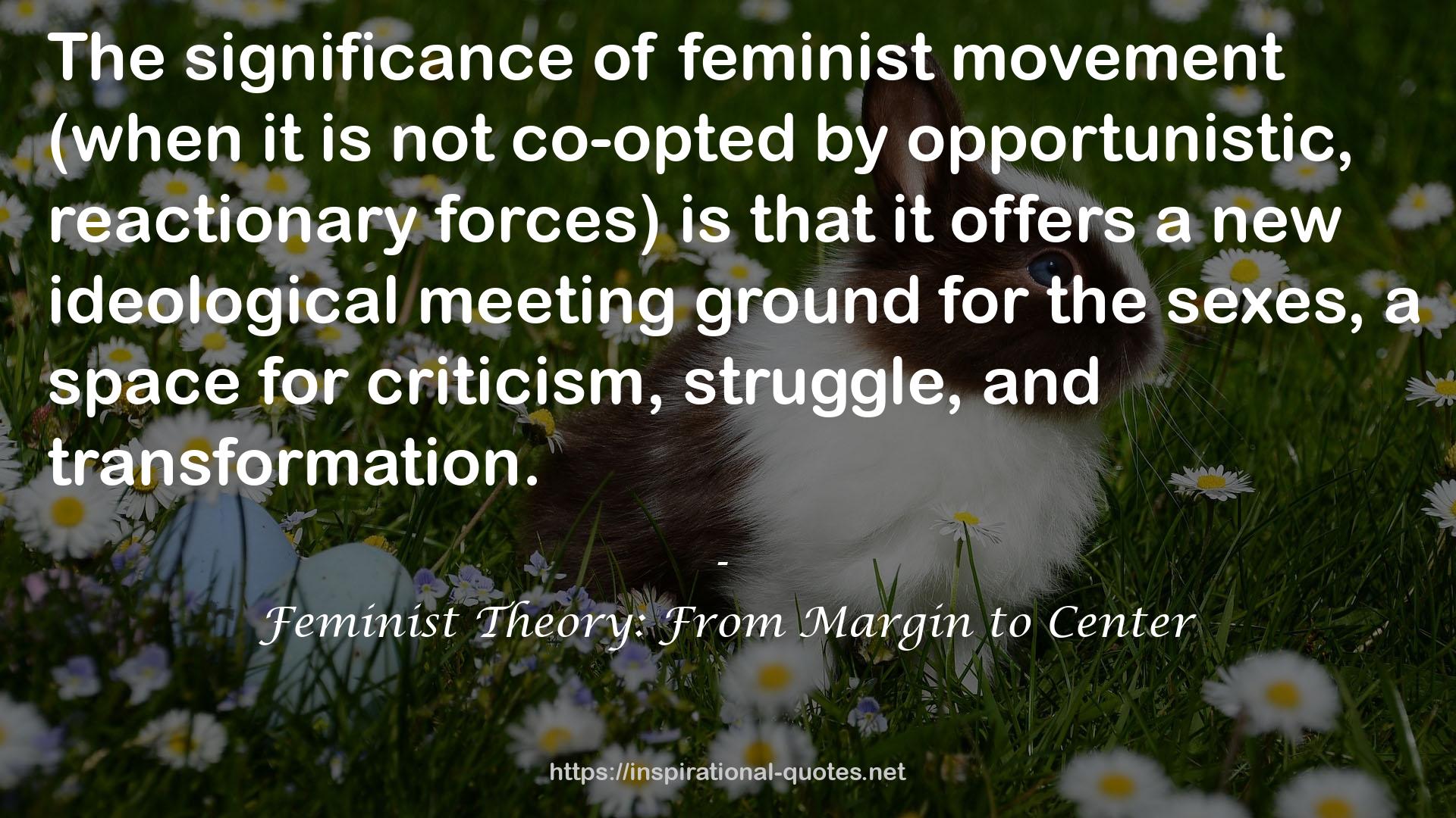 a new ideological meeting ground  QUOTES