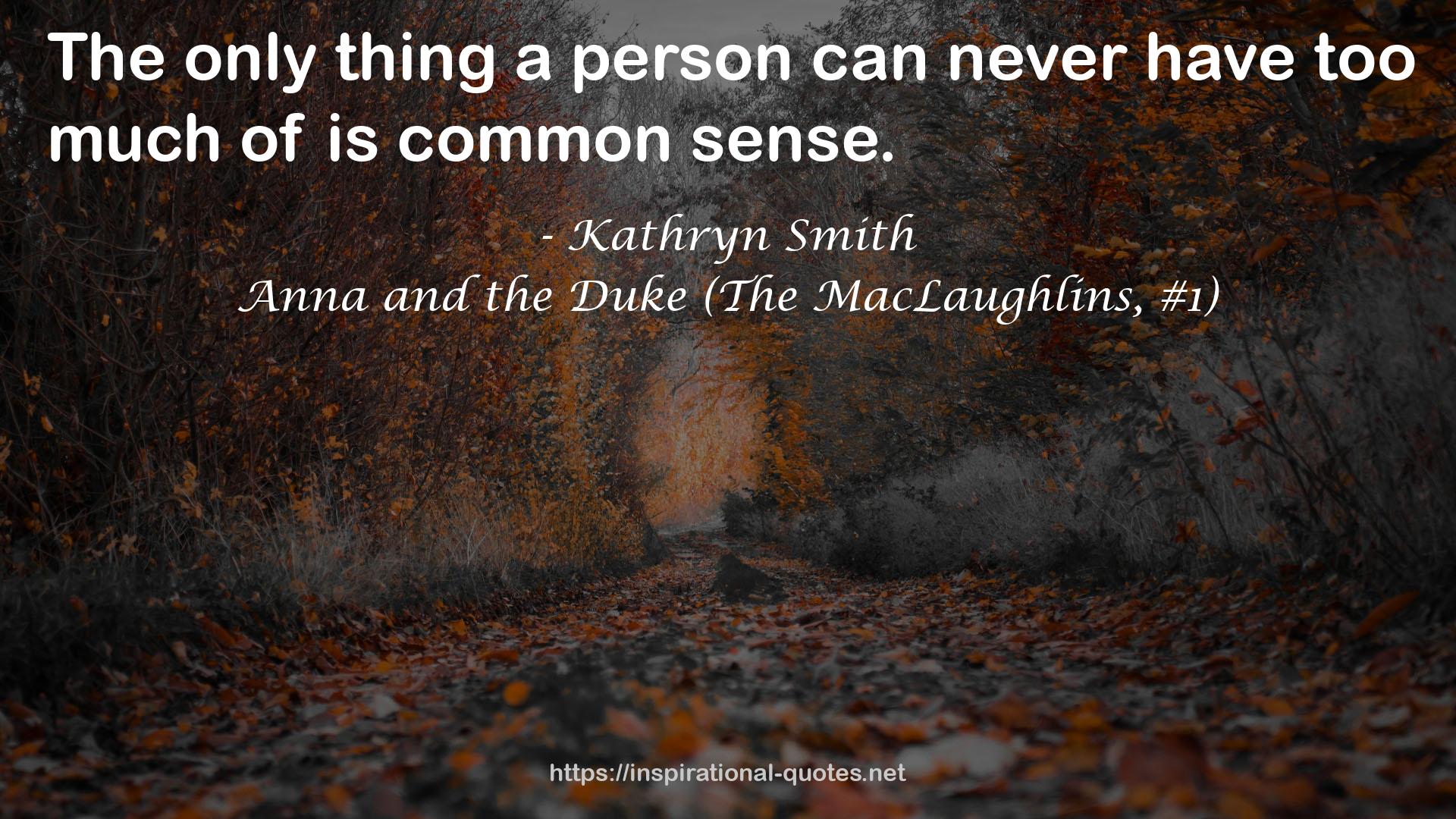 Anna and the Duke (The MacLaughlins, #1) QUOTES