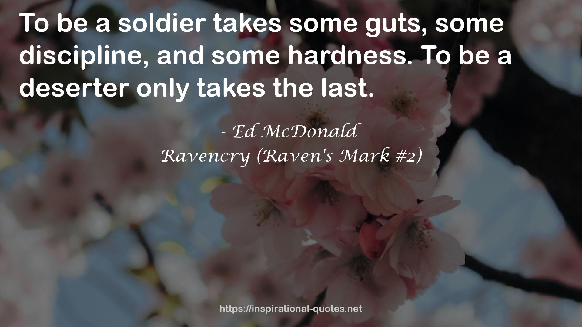 Ed McDonald QUOTES