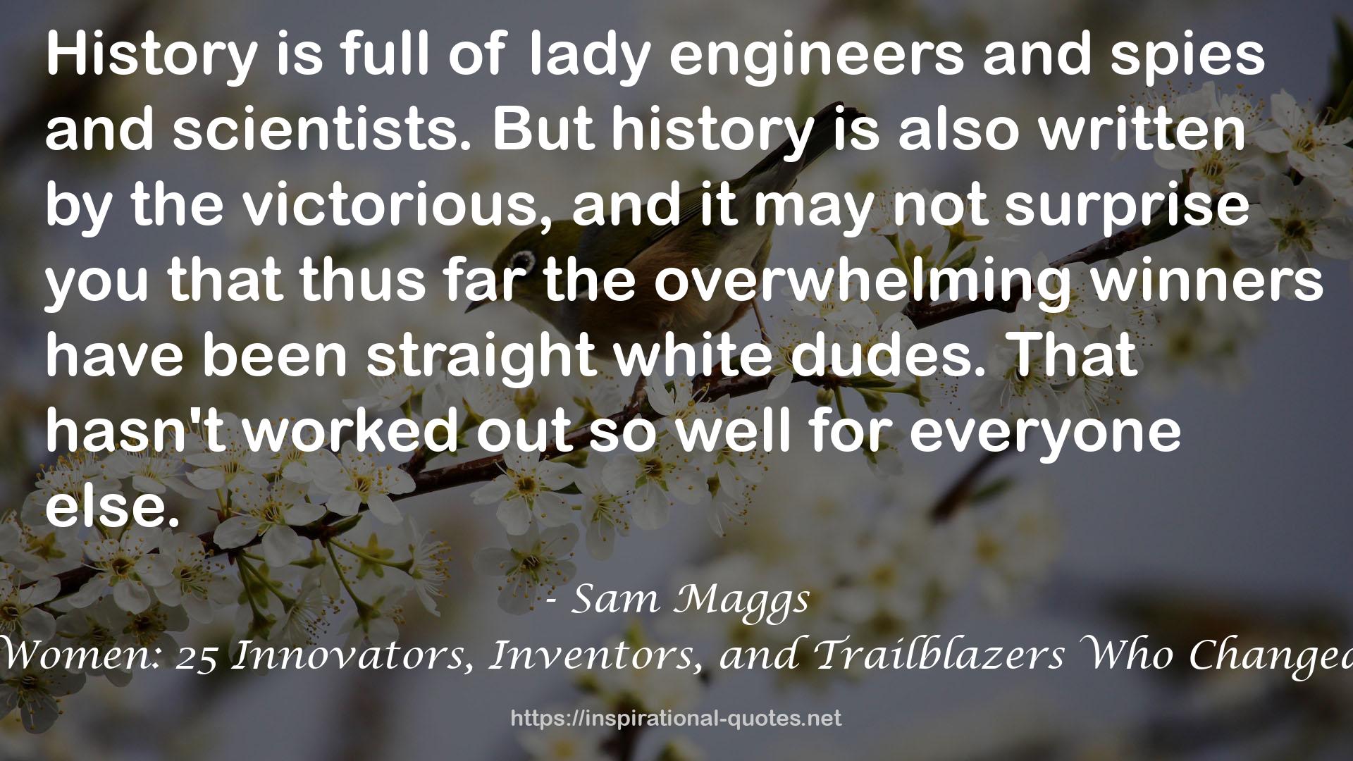 Sam Maggs QUOTES