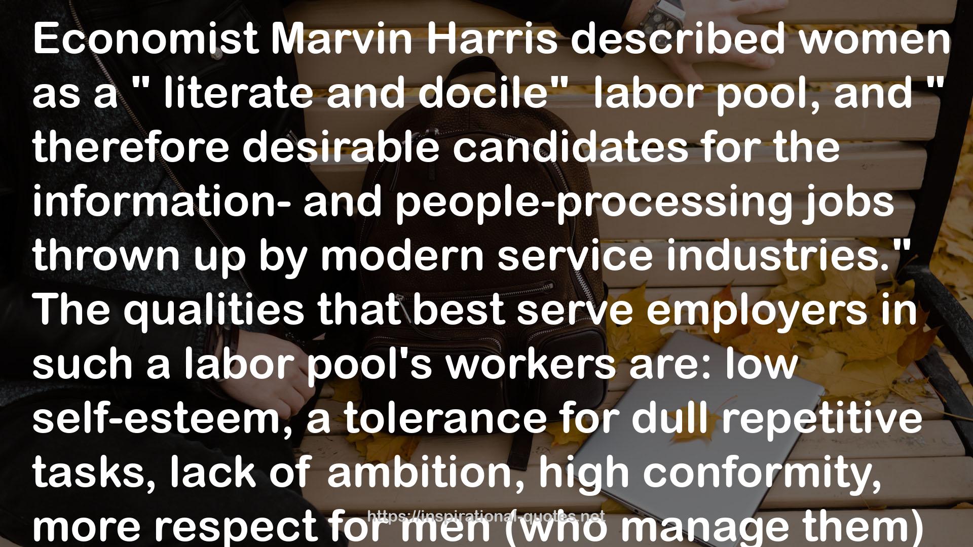 Marvin Harris  QUOTES