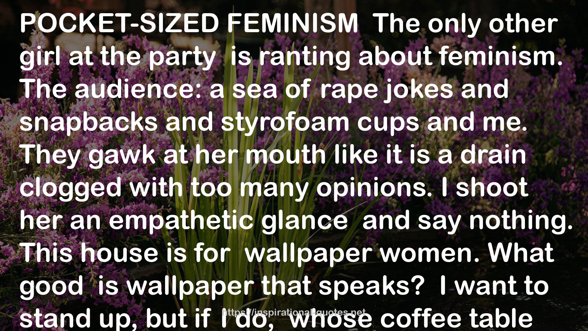 my feminism  QUOTES