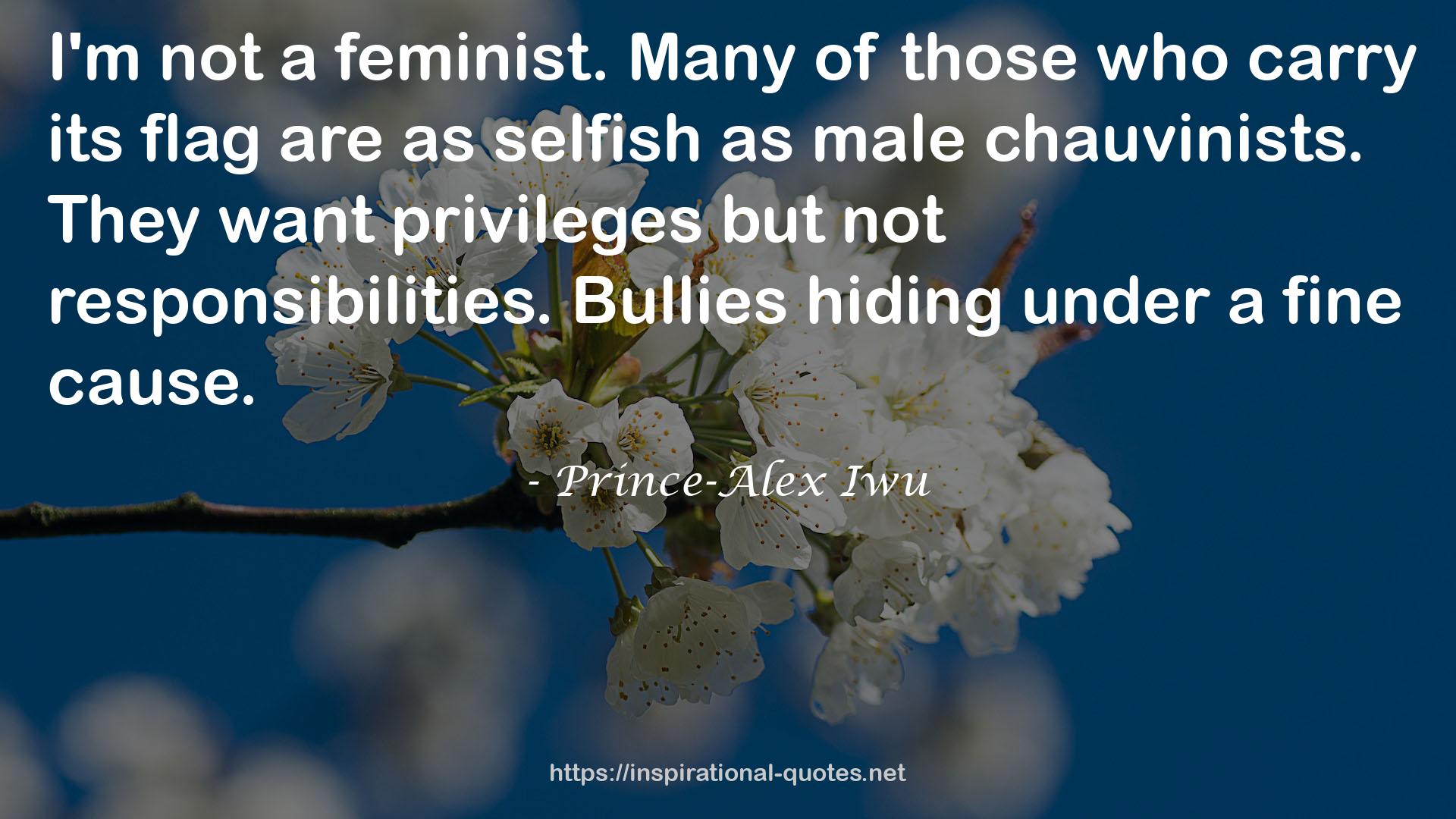 Prince-Alex Iwu QUOTES