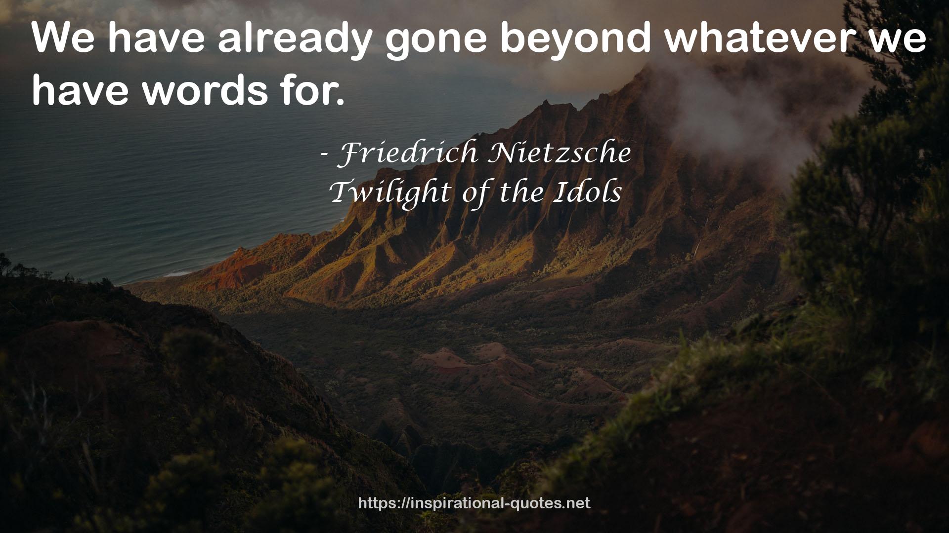 Twilight of the Idols QUOTES