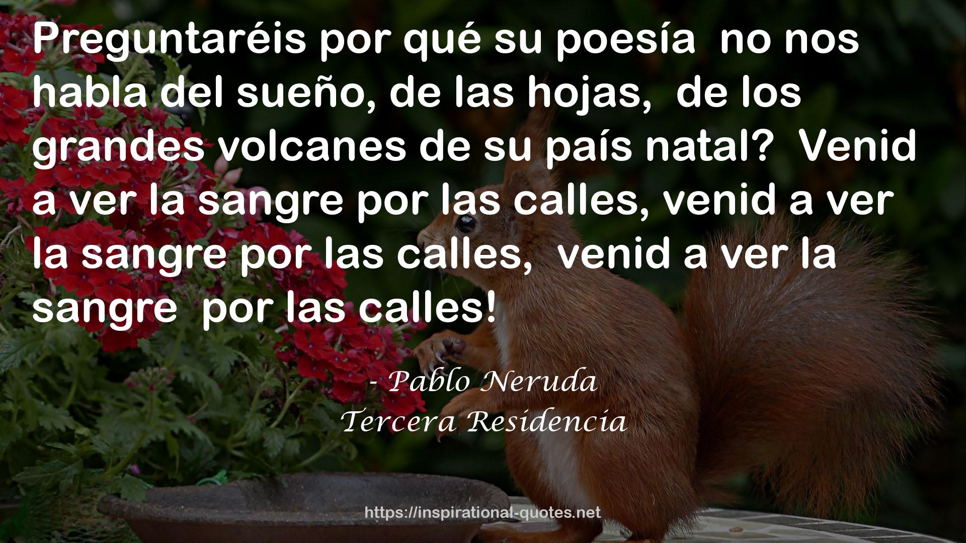 Tercera Residencia QUOTES