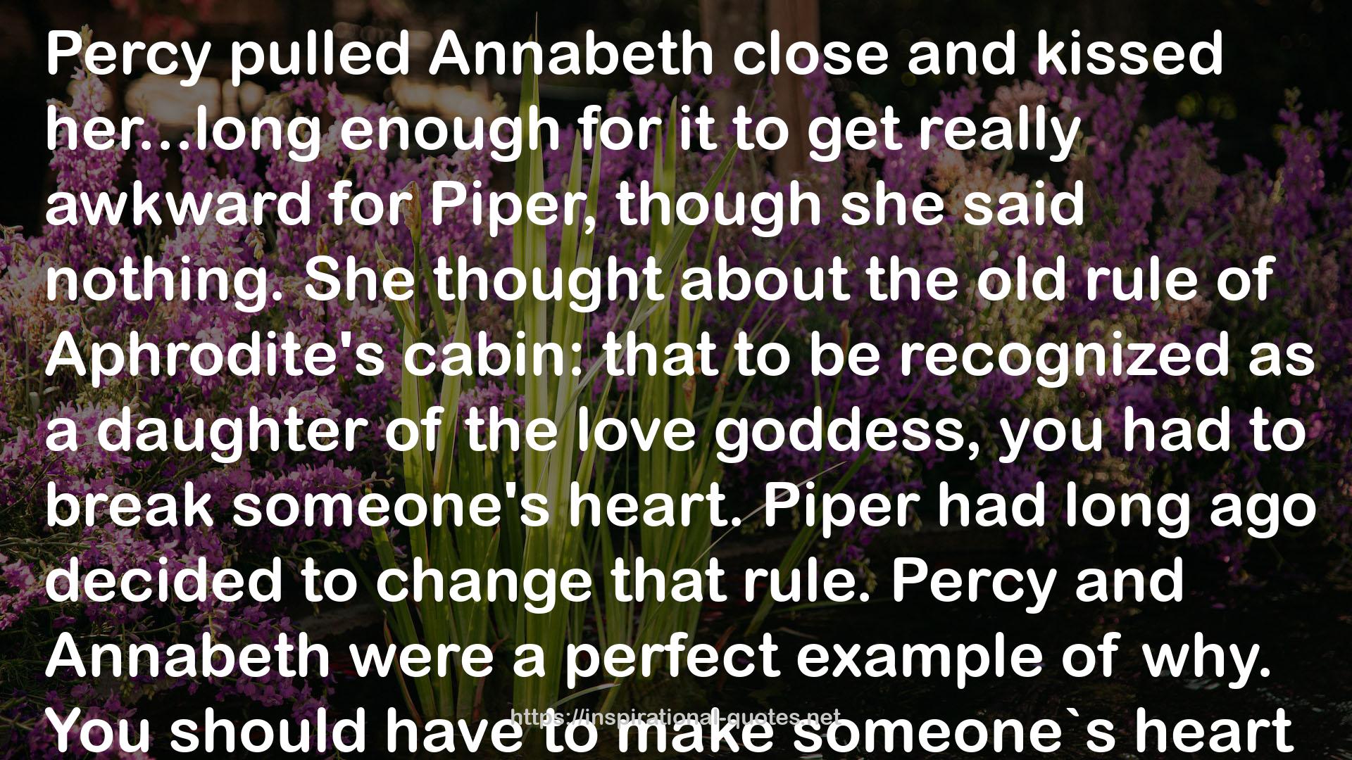 Percy  QUOTES