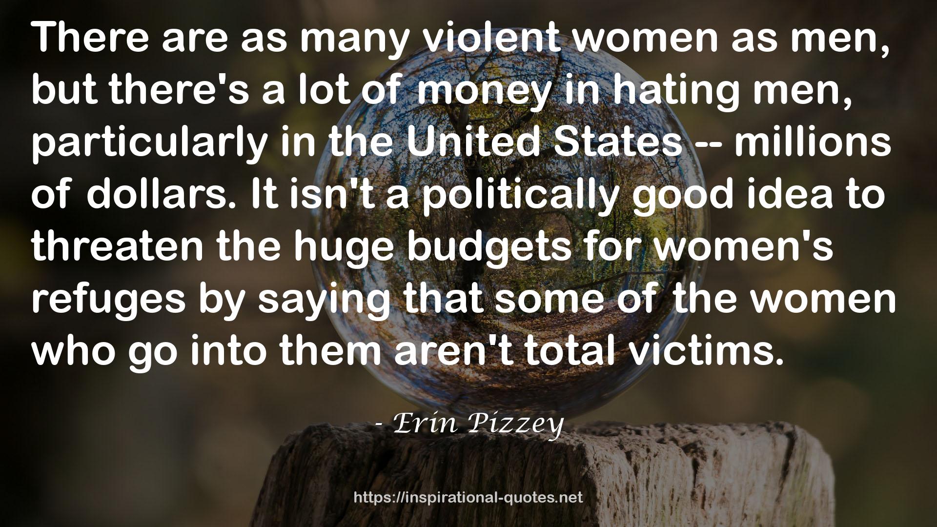 as many violent women  QUOTES