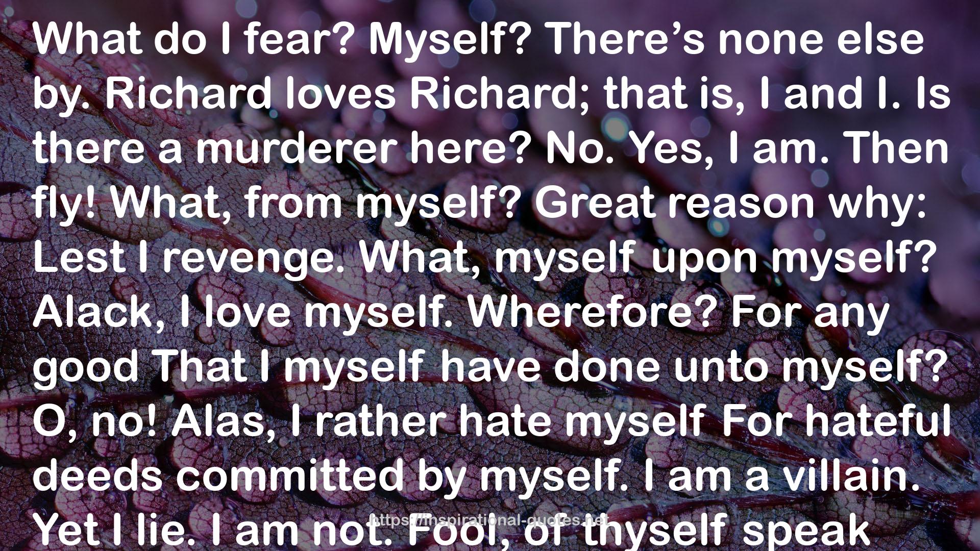 Richard III QUOTES