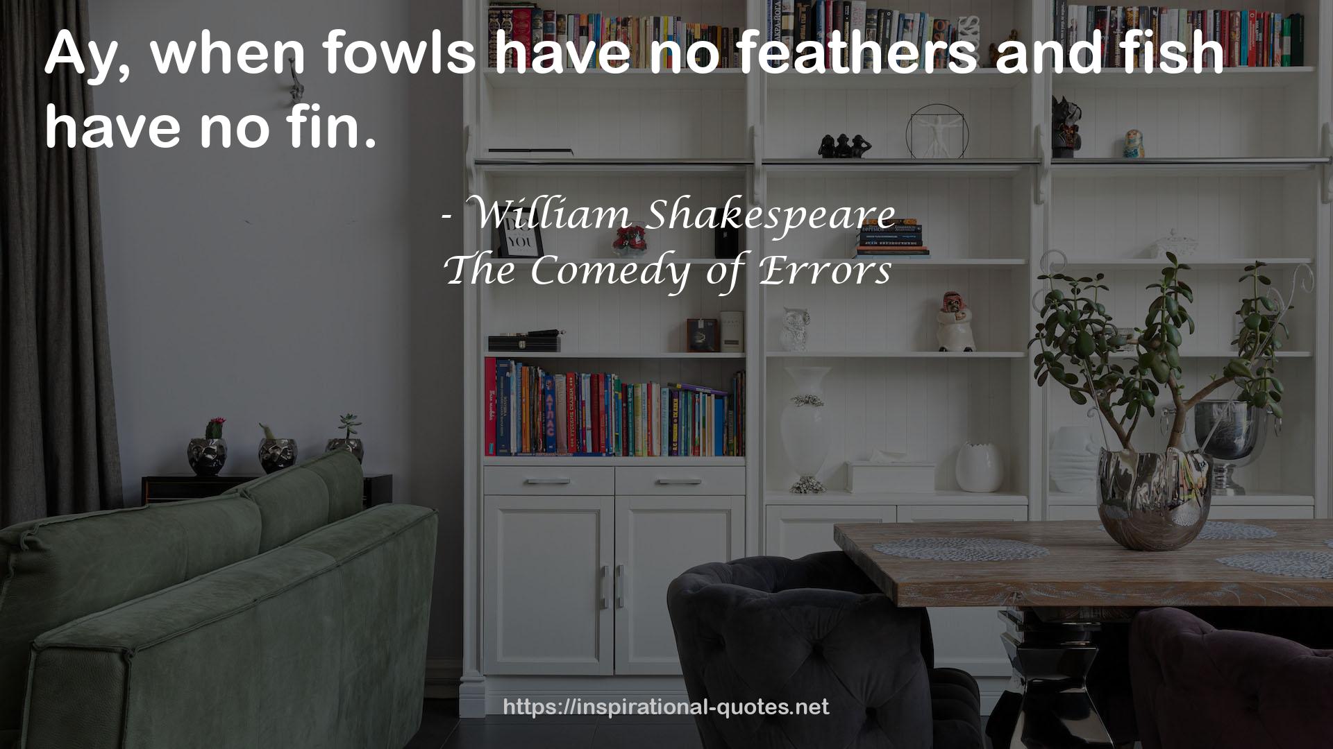 The Comedy of Errors QUOTES