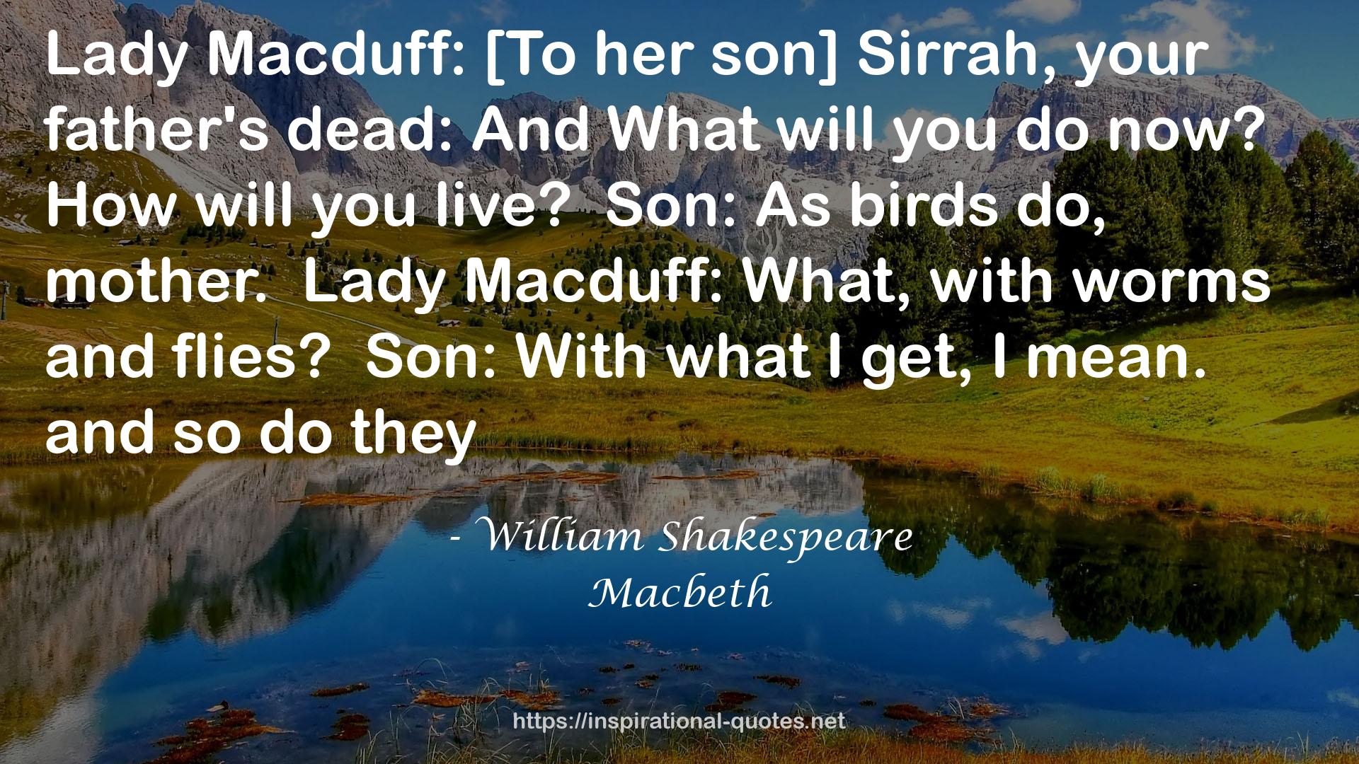 Macbeth QUOTES