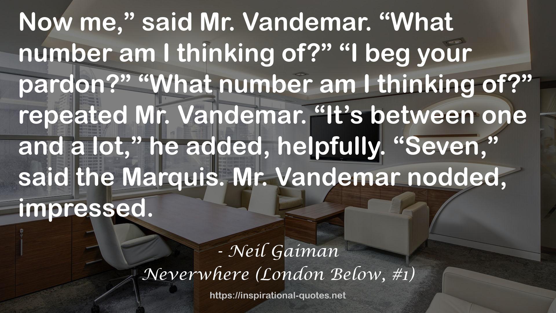 Neverwhere (London Below, #1) QUOTES