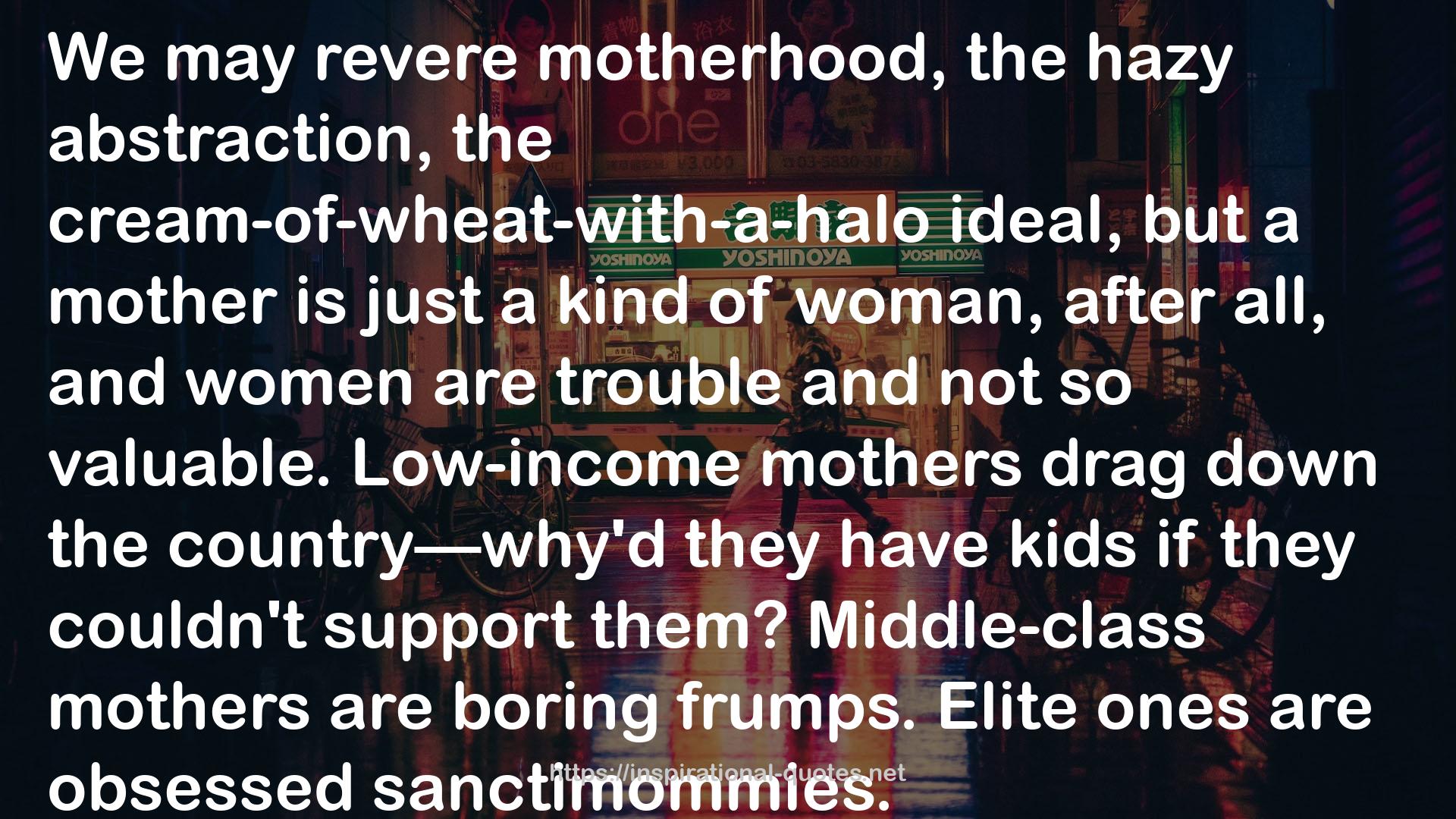 Low-income mothers  QUOTES