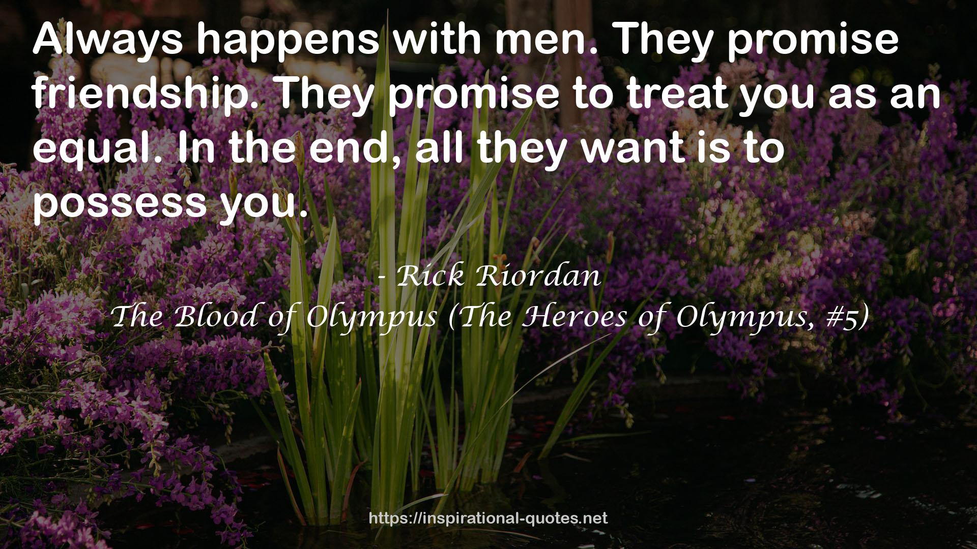 The Blood of Olympus (The Heroes of Olympus, #5) QUOTES