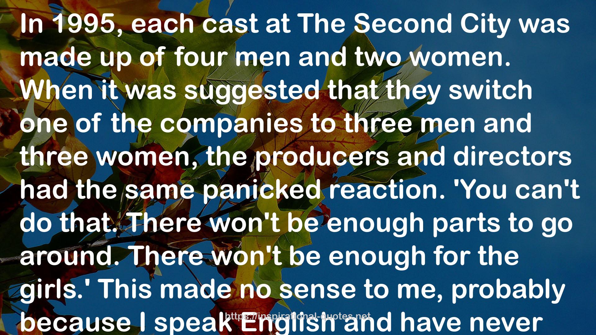 The Second City  QUOTES