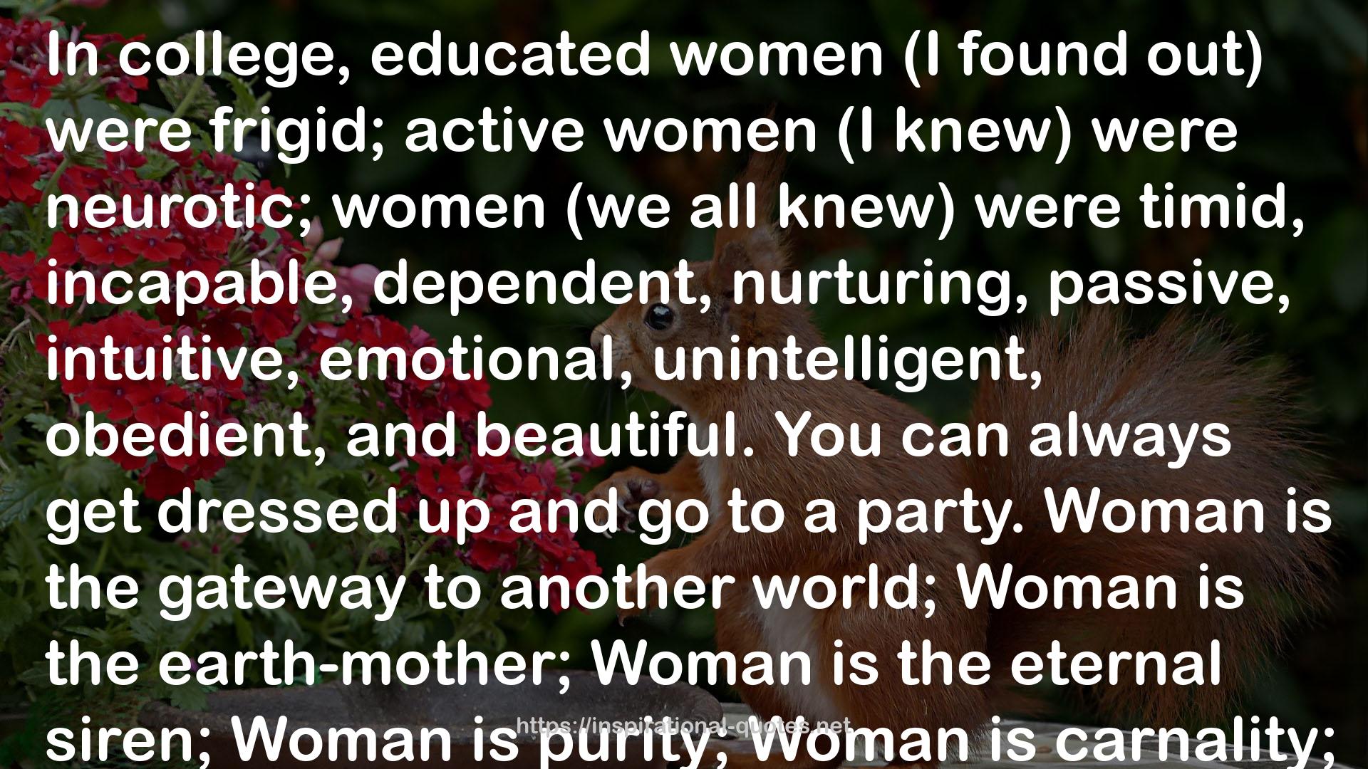 educated women  QUOTES