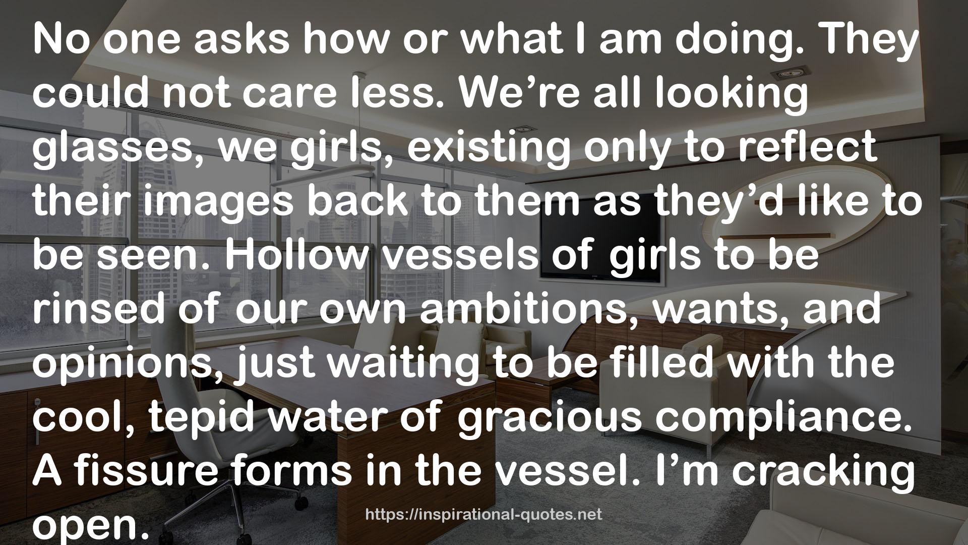 Hollow vessels  QUOTES