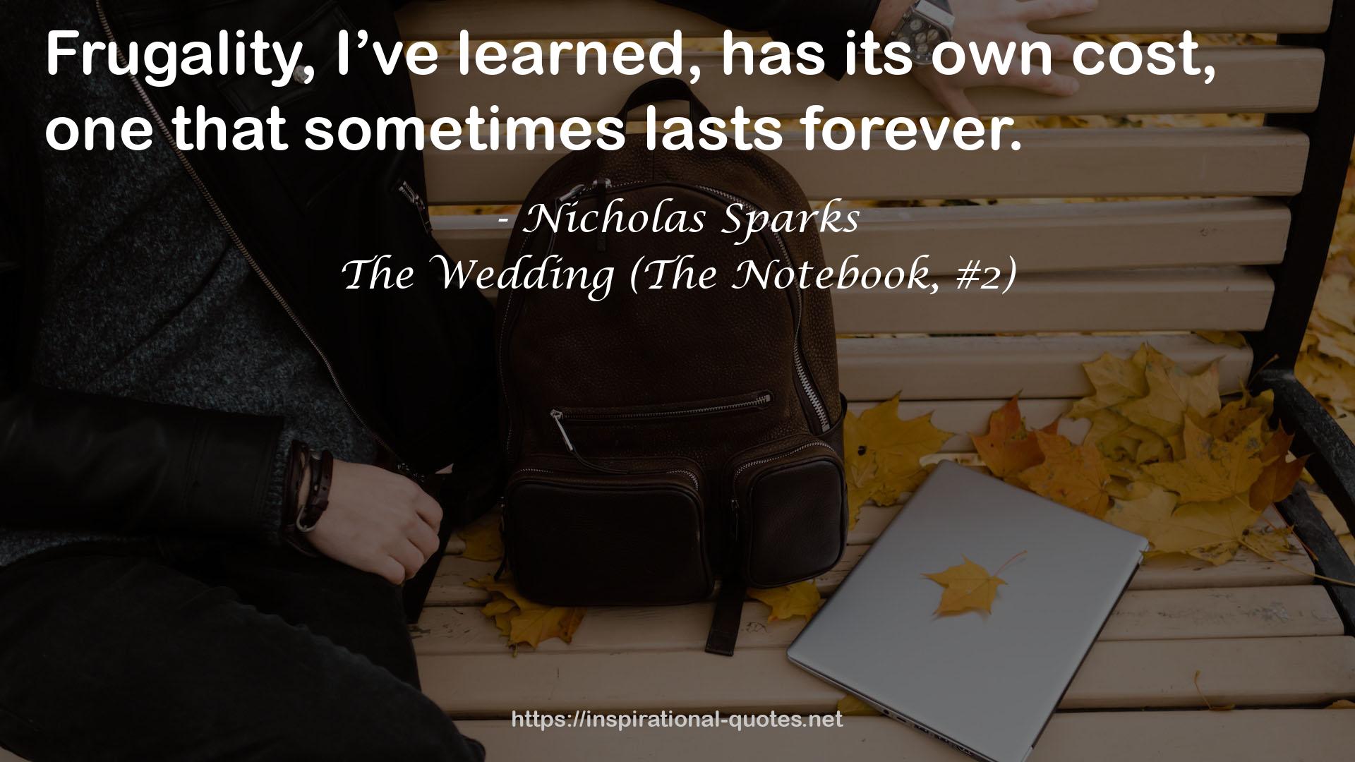 The Wedding (The Notebook, #2) QUOTES
