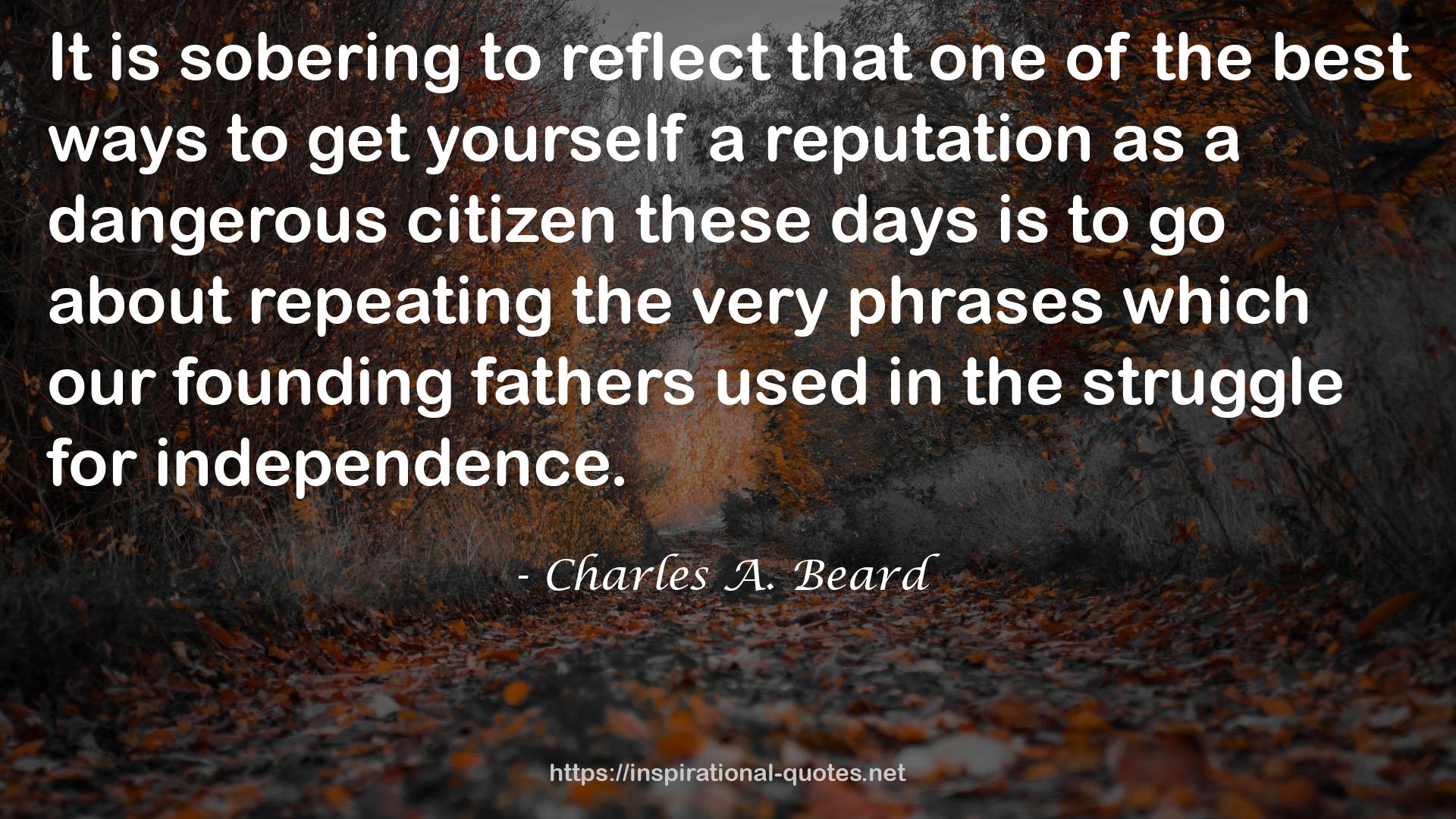 Charles A. Beard QUOTES