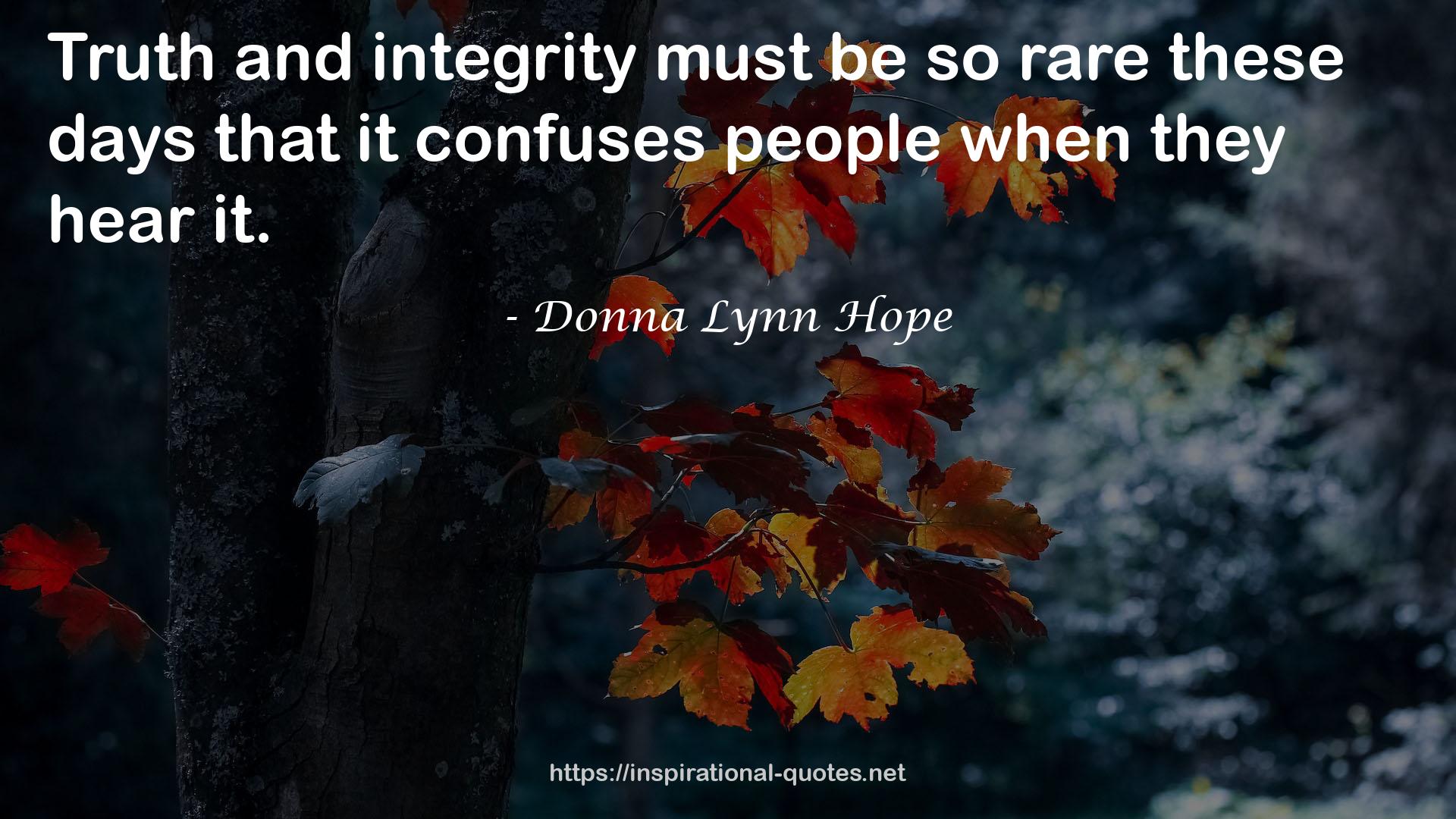 Donna Lynn Hope QUOTES