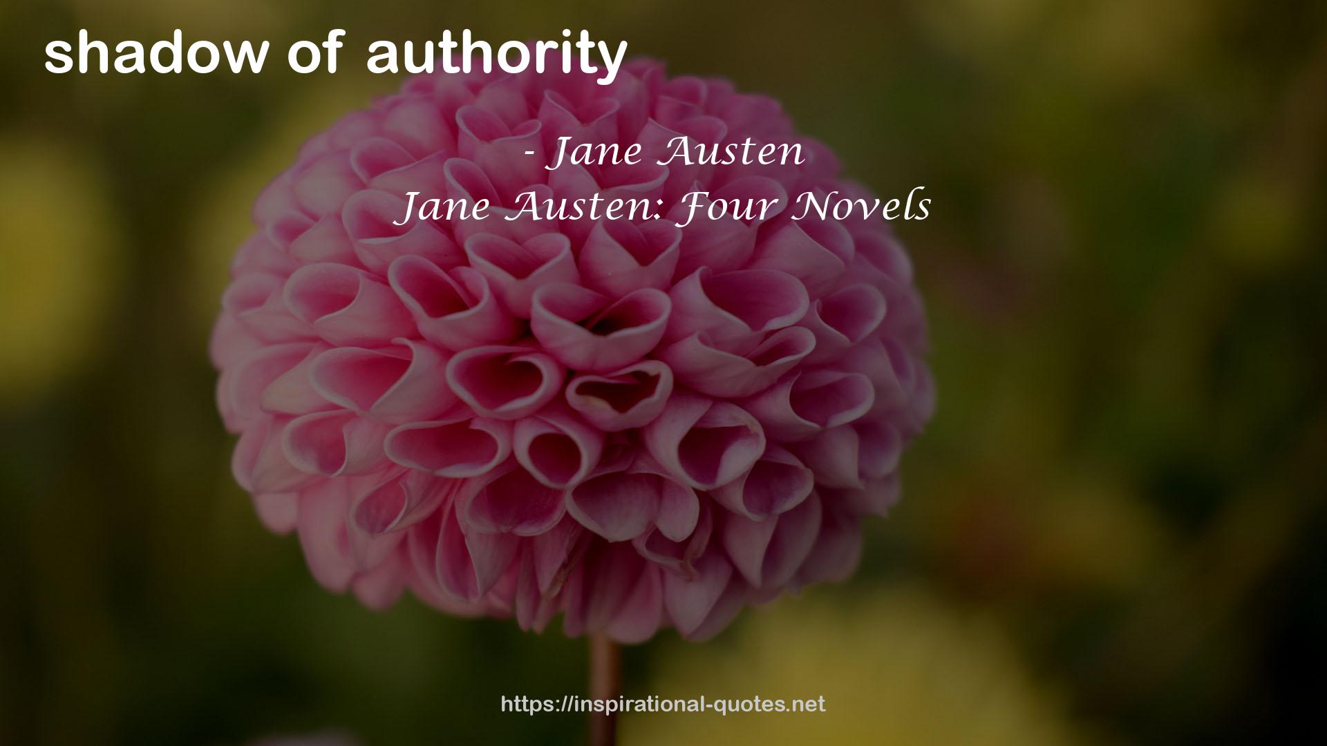 Jane Austen: Four Novels QUOTES