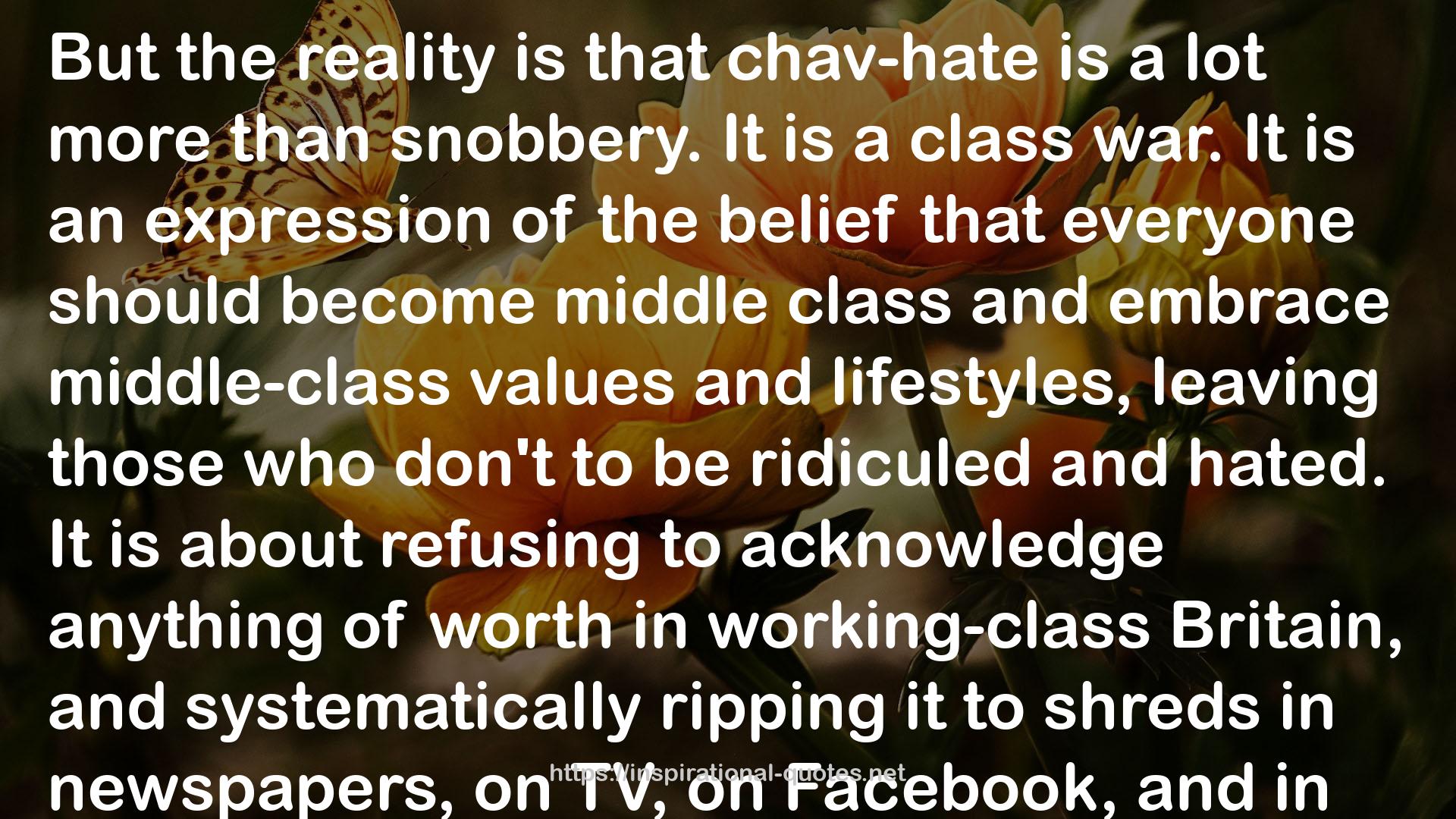 chav-hate  QUOTES