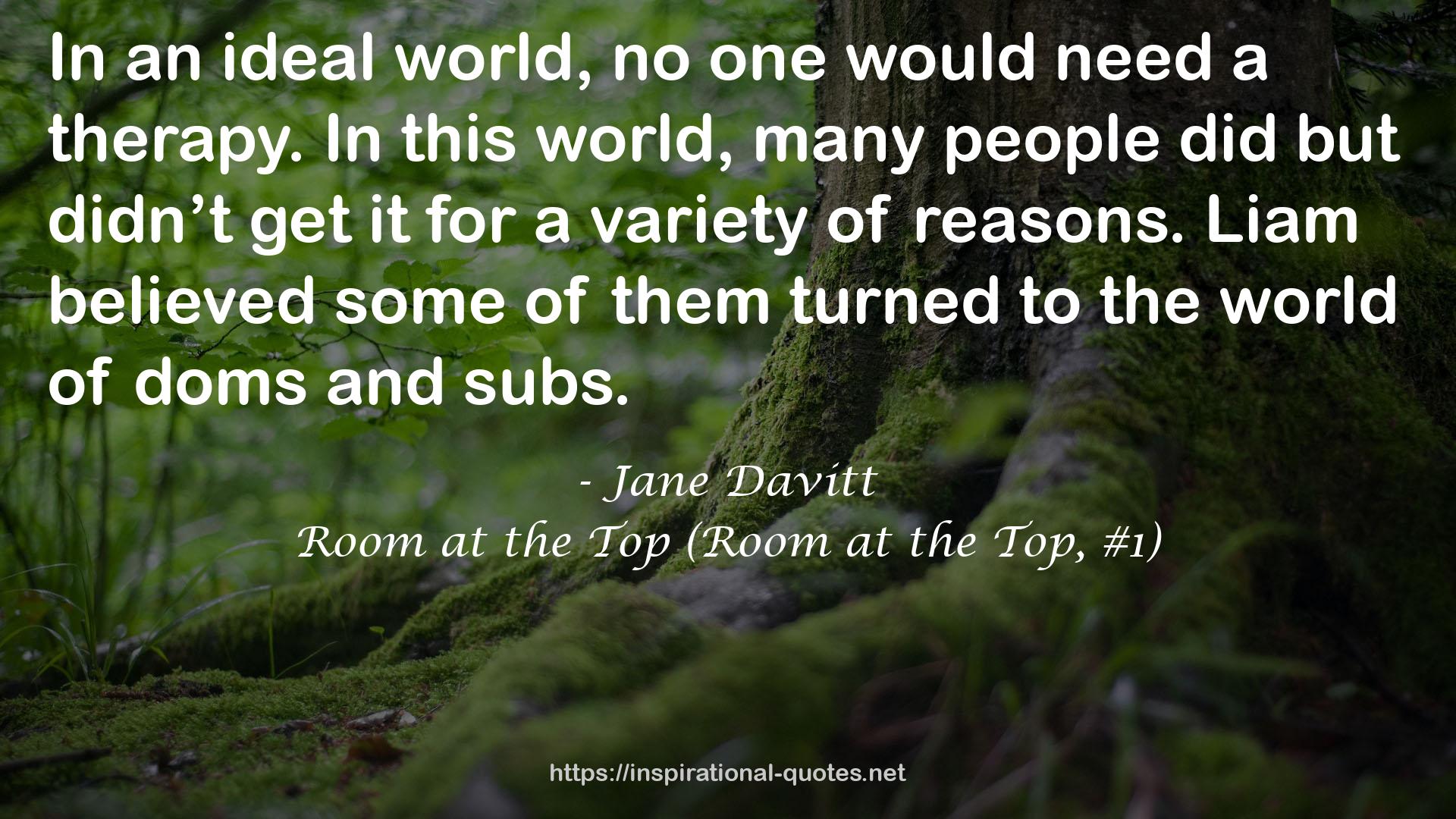 Room at the Top (Room at the Top, #1) QUOTES