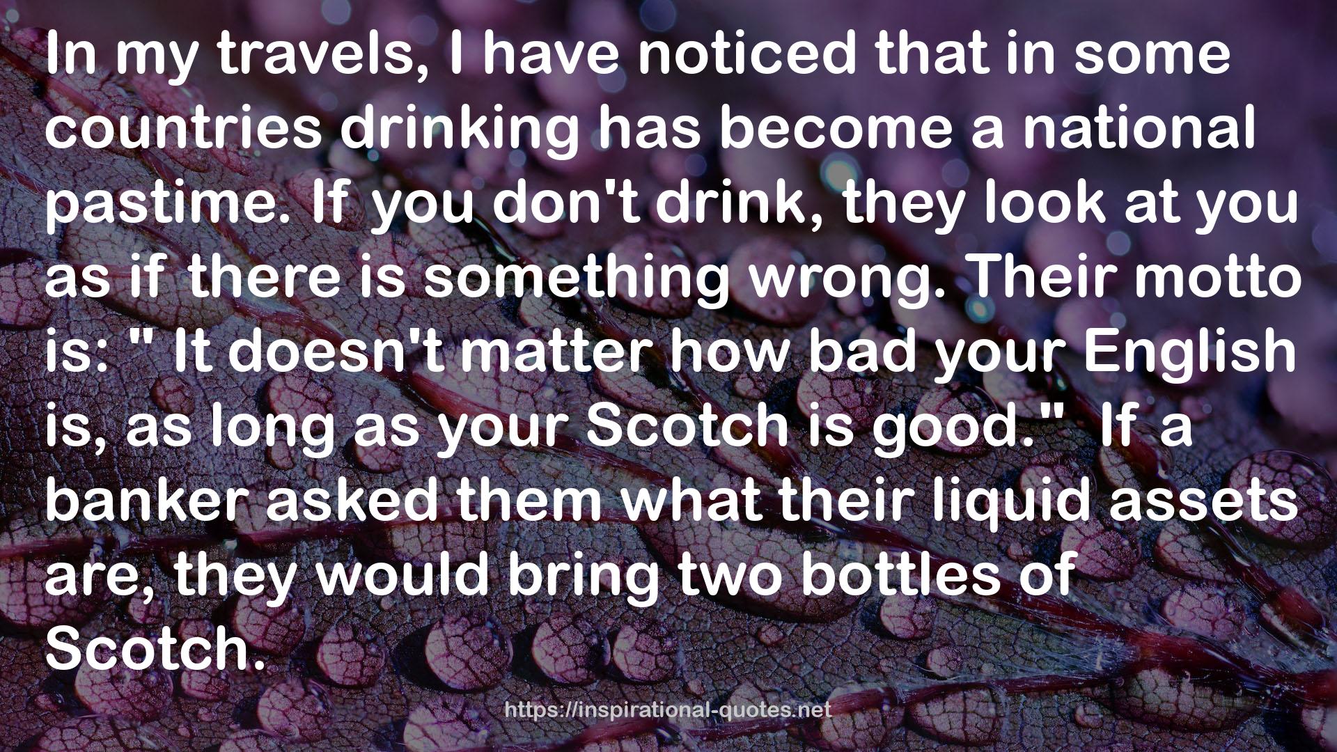 two bottles  QUOTES