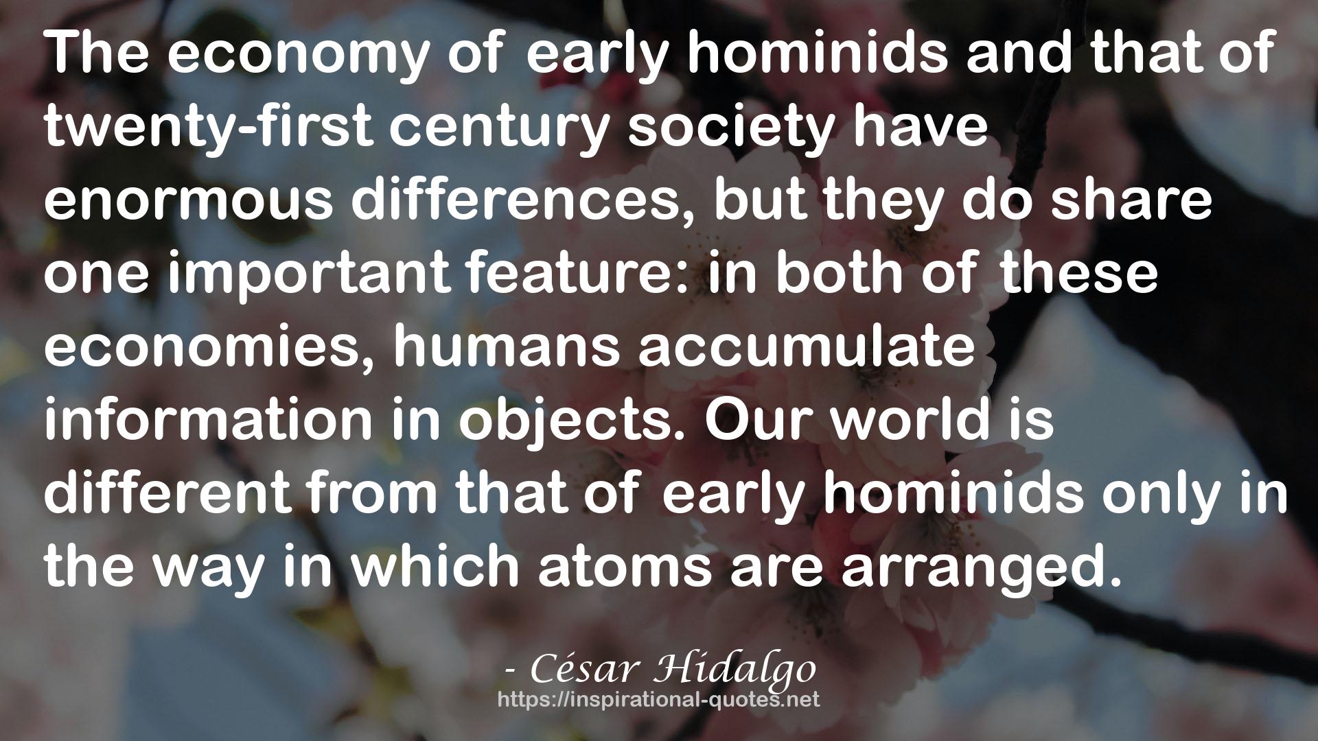 César Hidalgo QUOTES